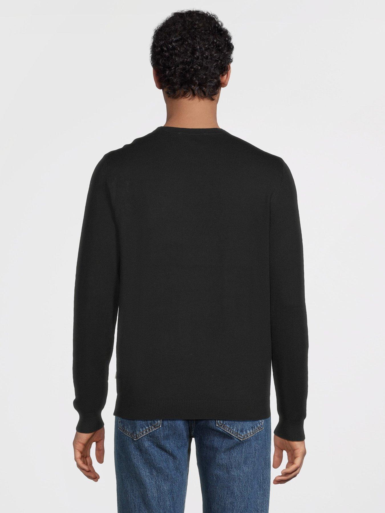only-sons-loui-crew-fine-knitted-jumper-blackstillFront
