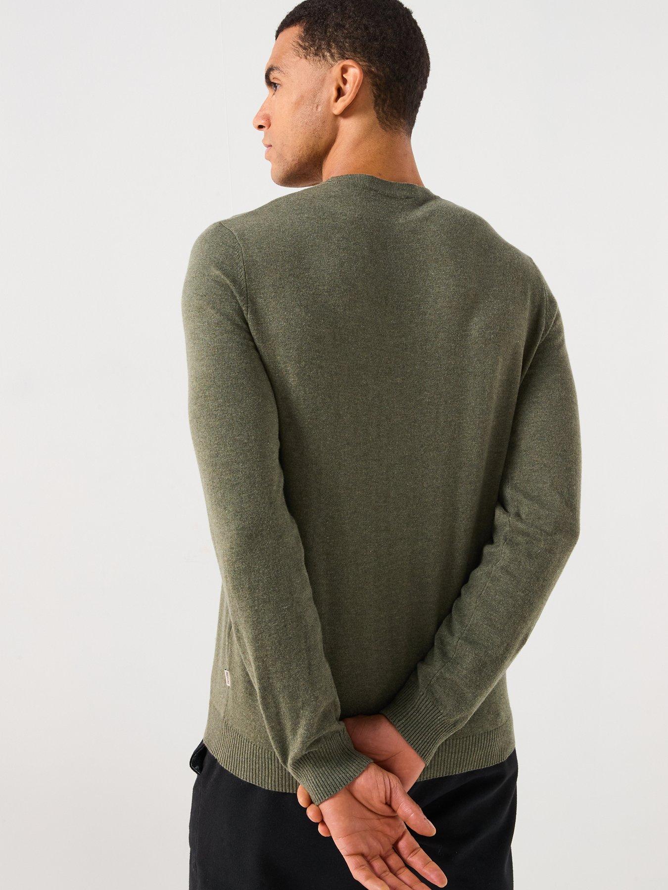 only-sons-loui-crew-fine-knitted-jumper-light-khakistillFront