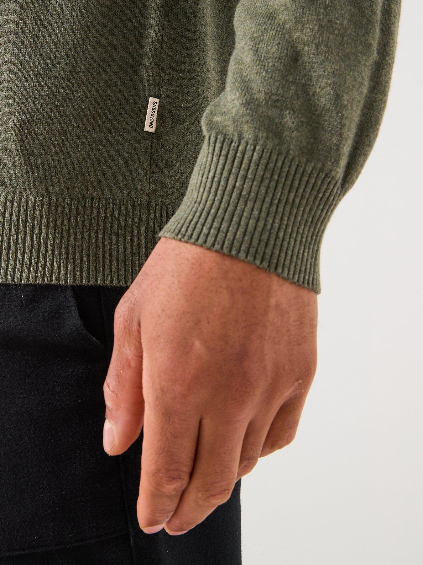 only-sons-loui-crew-fine-knitted-jumper-light-khakidetail
