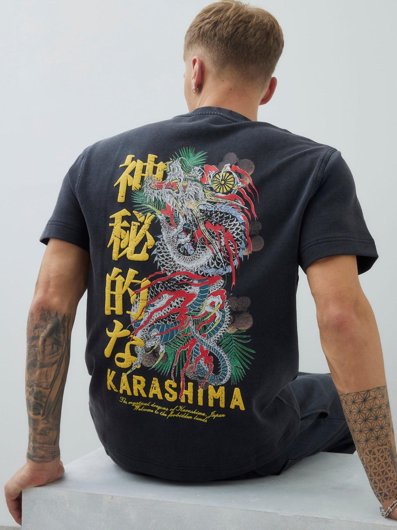 river-island-short-sleeve-regular-fit-loopback-japan-t-shirt-black