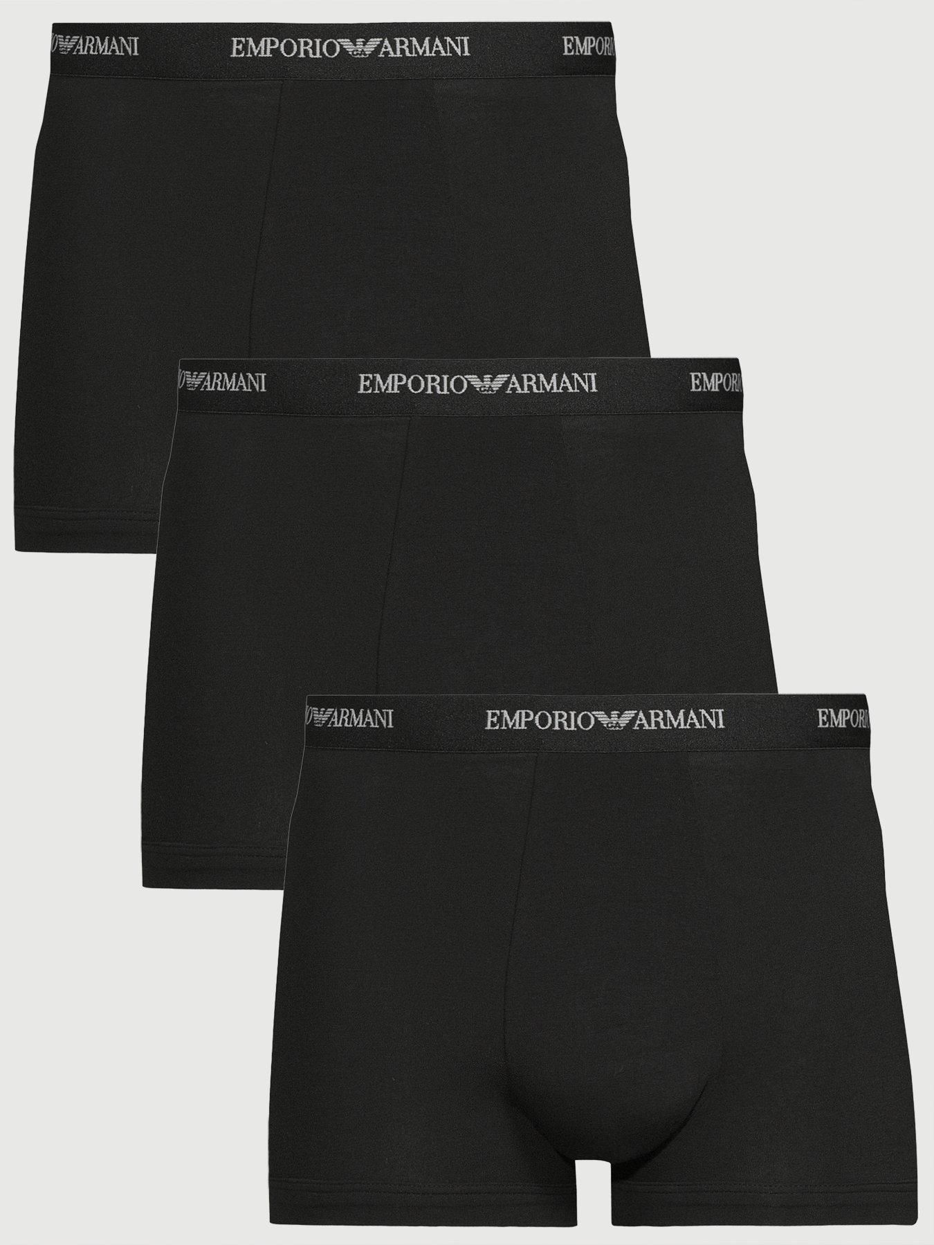 emporio-armani-bodywear-3-pack-stretch-cotton-trunks-black