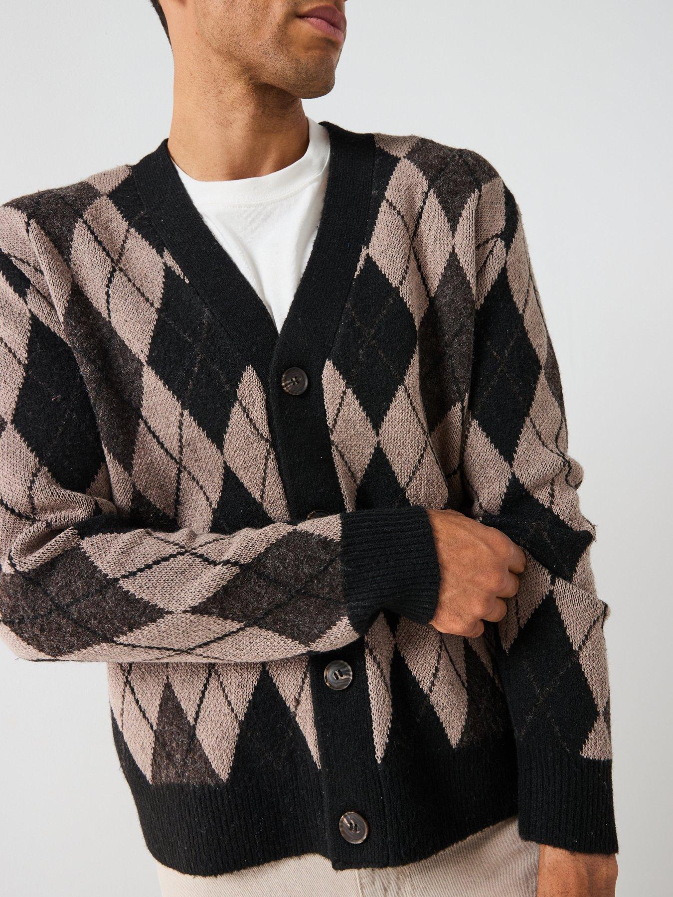 only-sons-allan-argyle-knitted-cardigan-blackoutfit