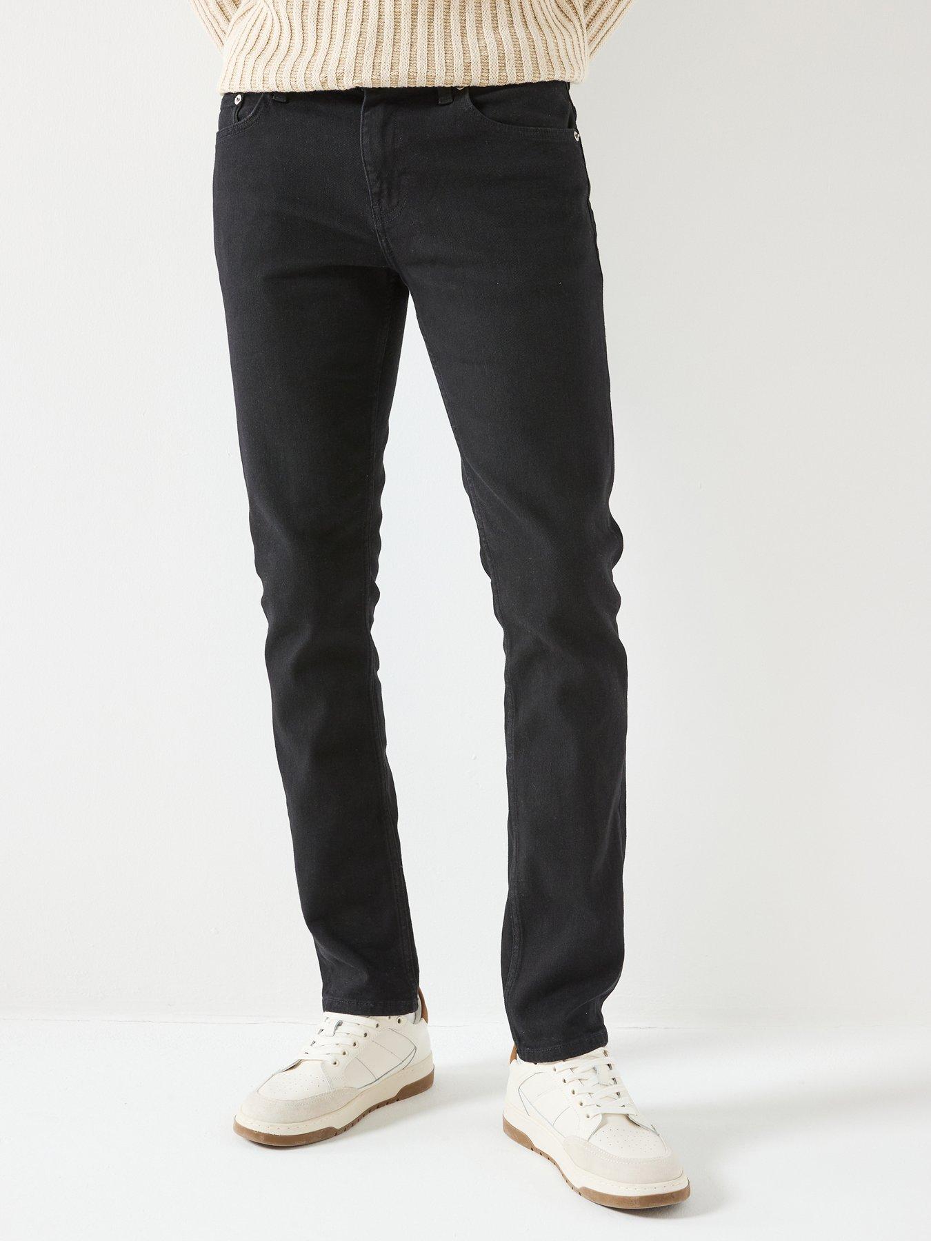 only-sons-loom-slim-fit-jeans-blackfront