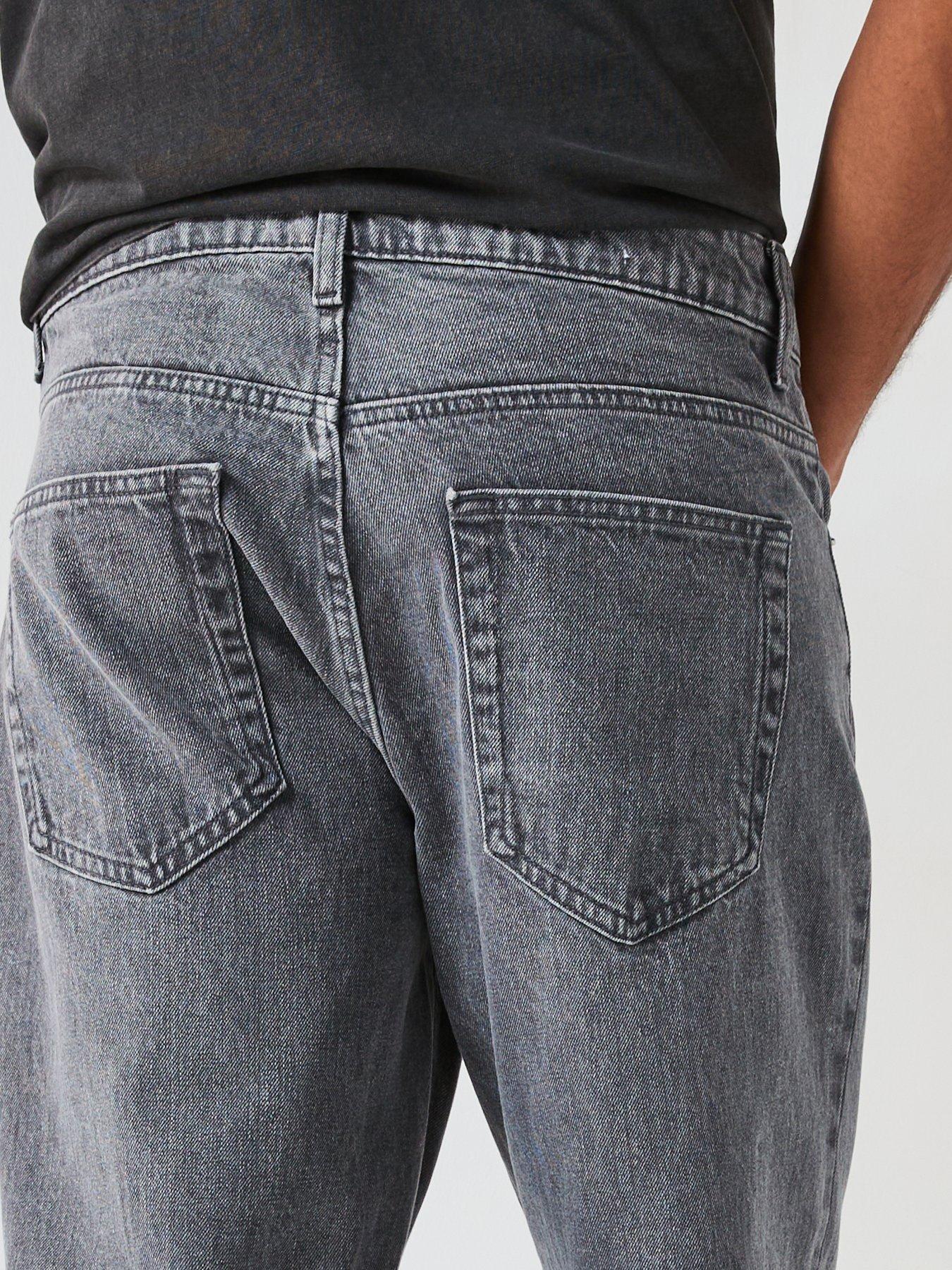 Image 5 of 5 of ONLY & SONS Edge Straight Fit Jeans - Grey