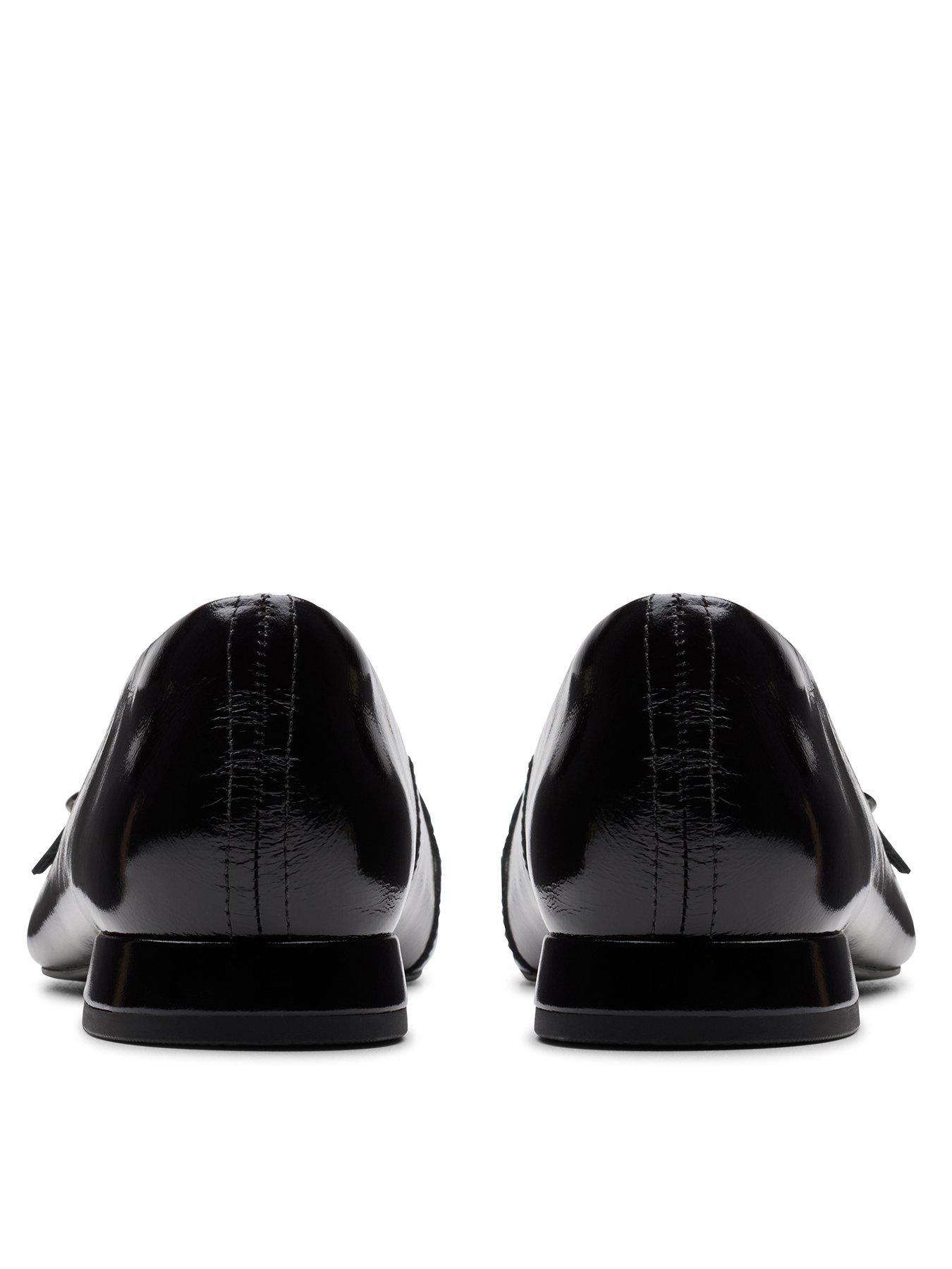 Image 3 of 6 of Clarks Sensa15 Strap Leather Ballerinas - Black