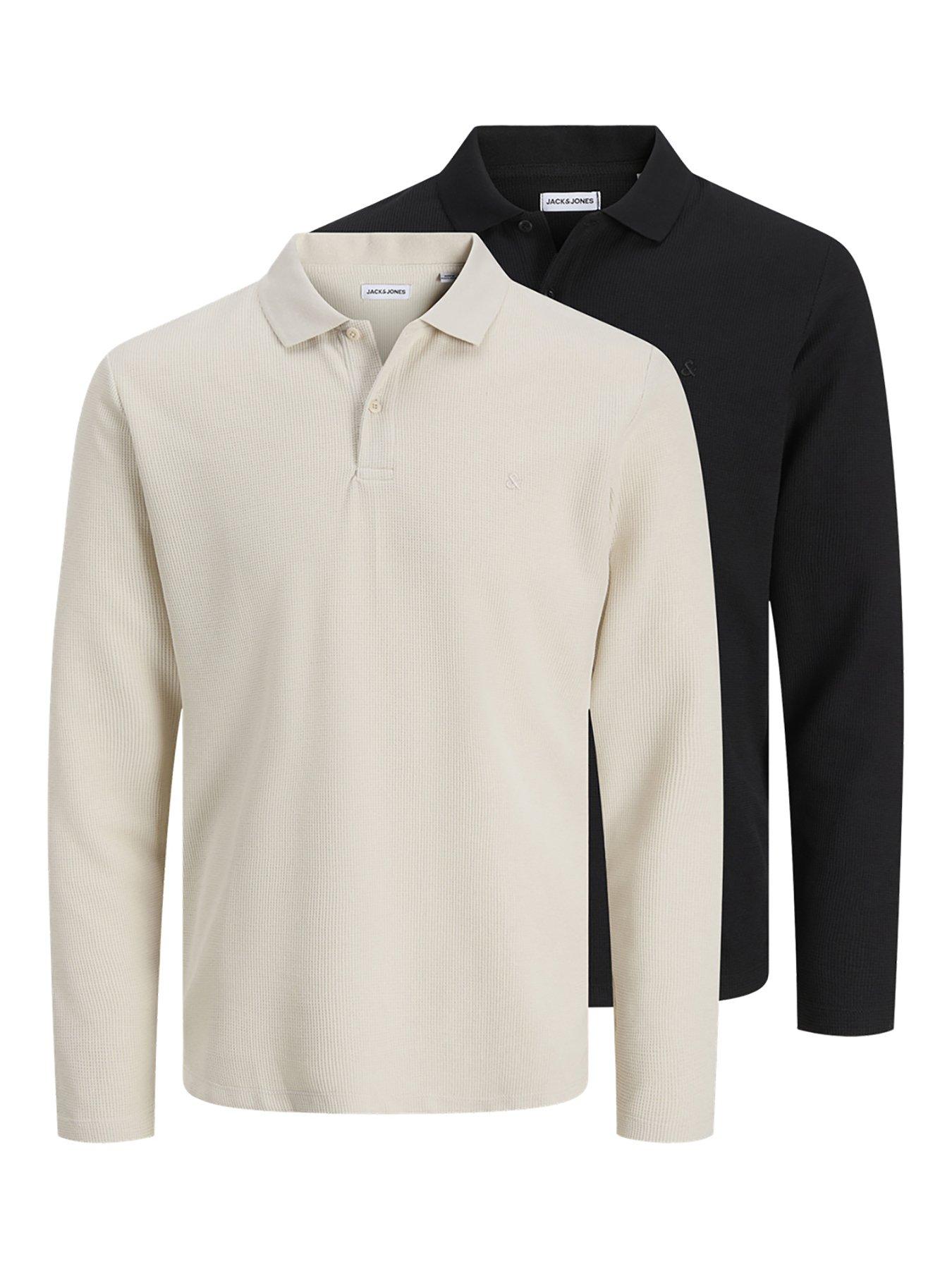 jack-jones-2-pack-auston-long-sleeve-polo-shirts-black