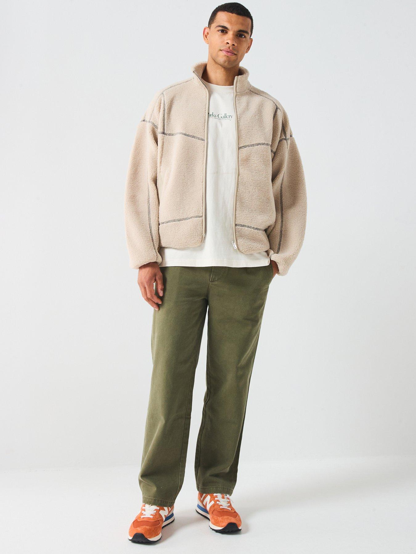 only-sons-fleece-long-sleeve-full-zip-jacket-beigeback