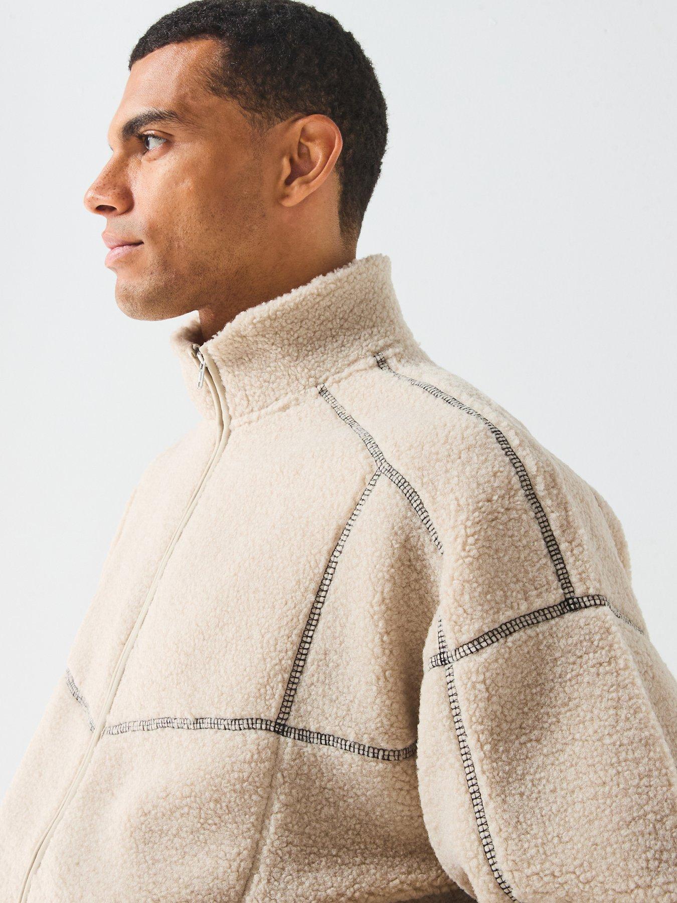 only-sons-fleece-long-sleeve-full-zip-jacket-beigeoutfit