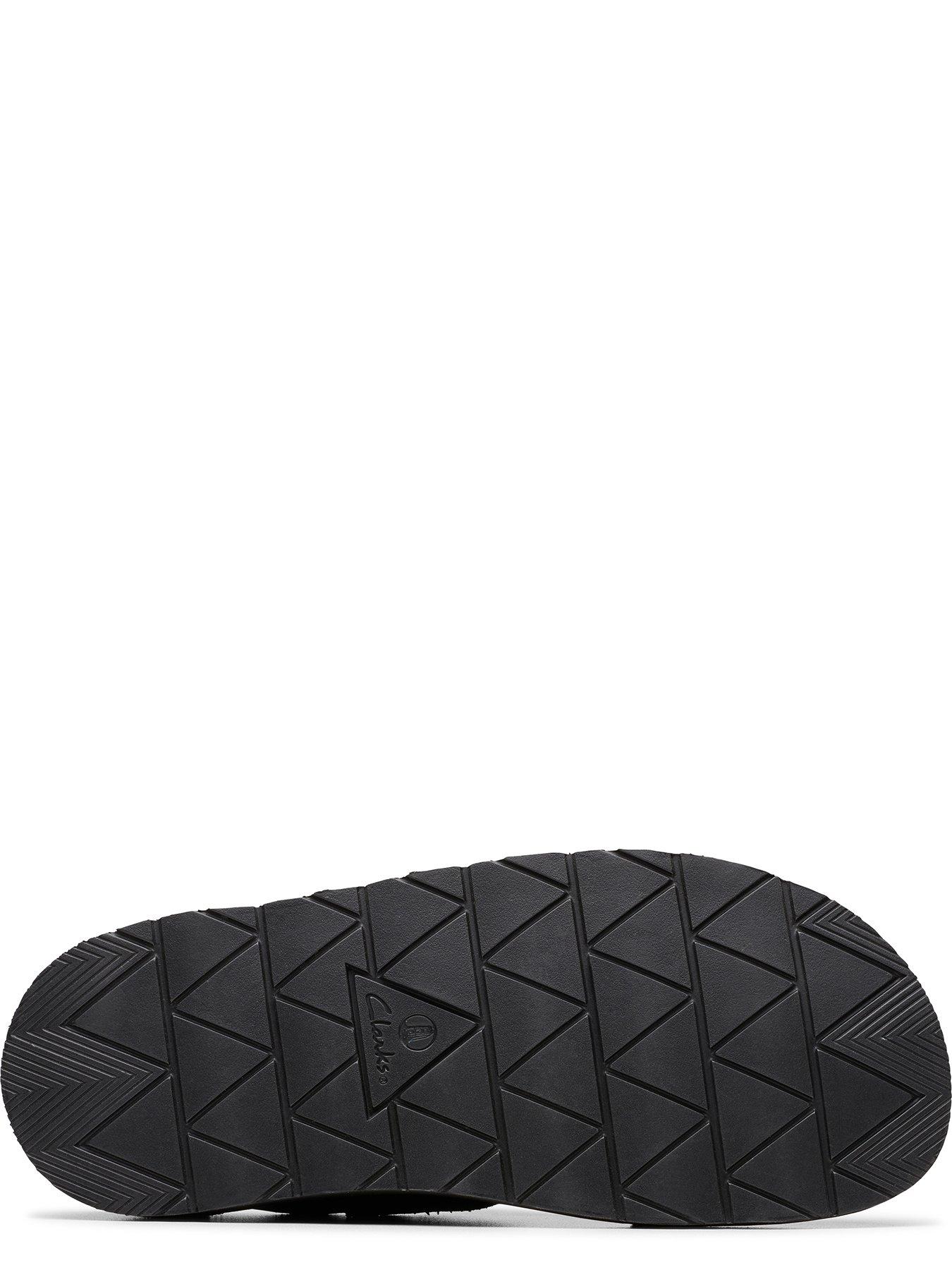 Image 5 of 6 of Clarks Solsbury Mule. Suede Shoes - Black