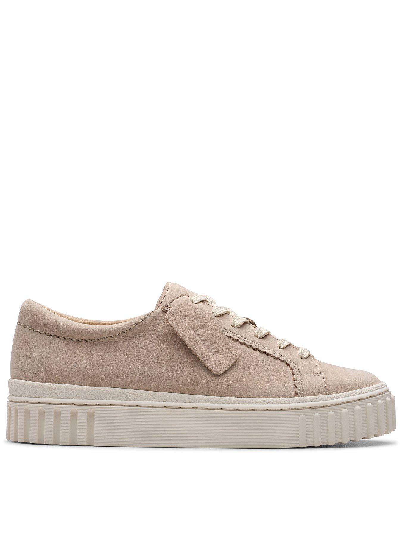 Clarks Mayhill Walk Trainers - Beige