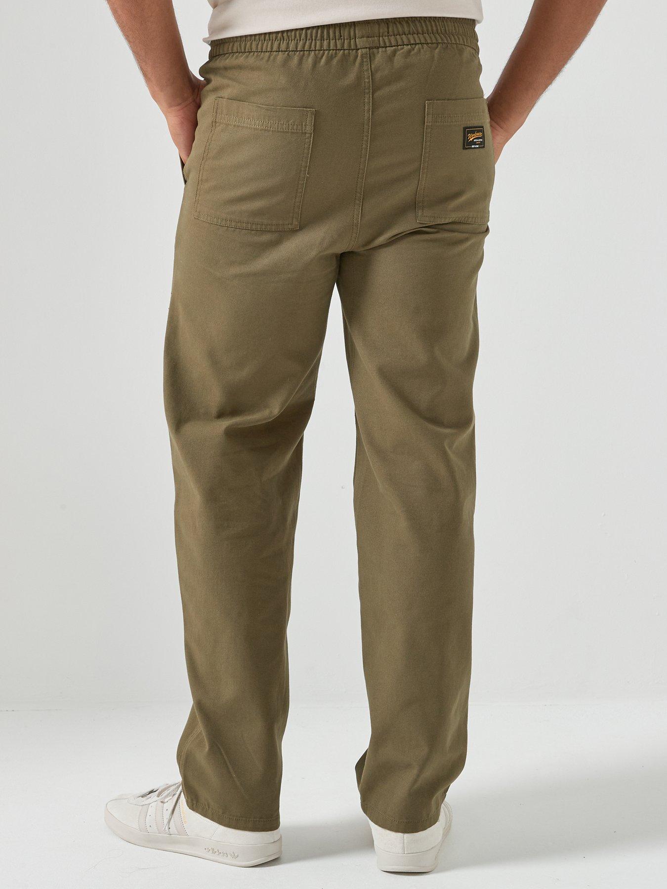 only-sons-sinus-loose-fit-casual-trousers-dark-khakistillFront