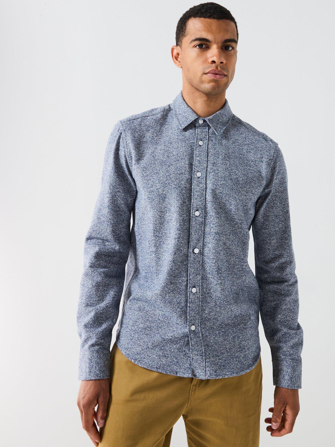 ONLY & SONS Twist Long Sleeve Shirt - Blue