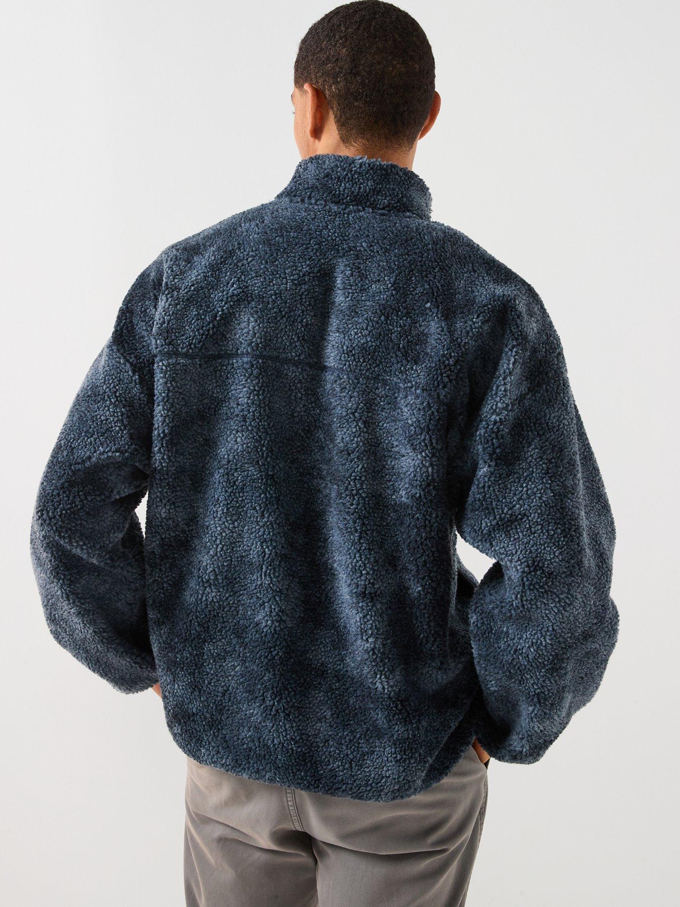 only-sons-james-zip-fleece-jacket-blackstillFront