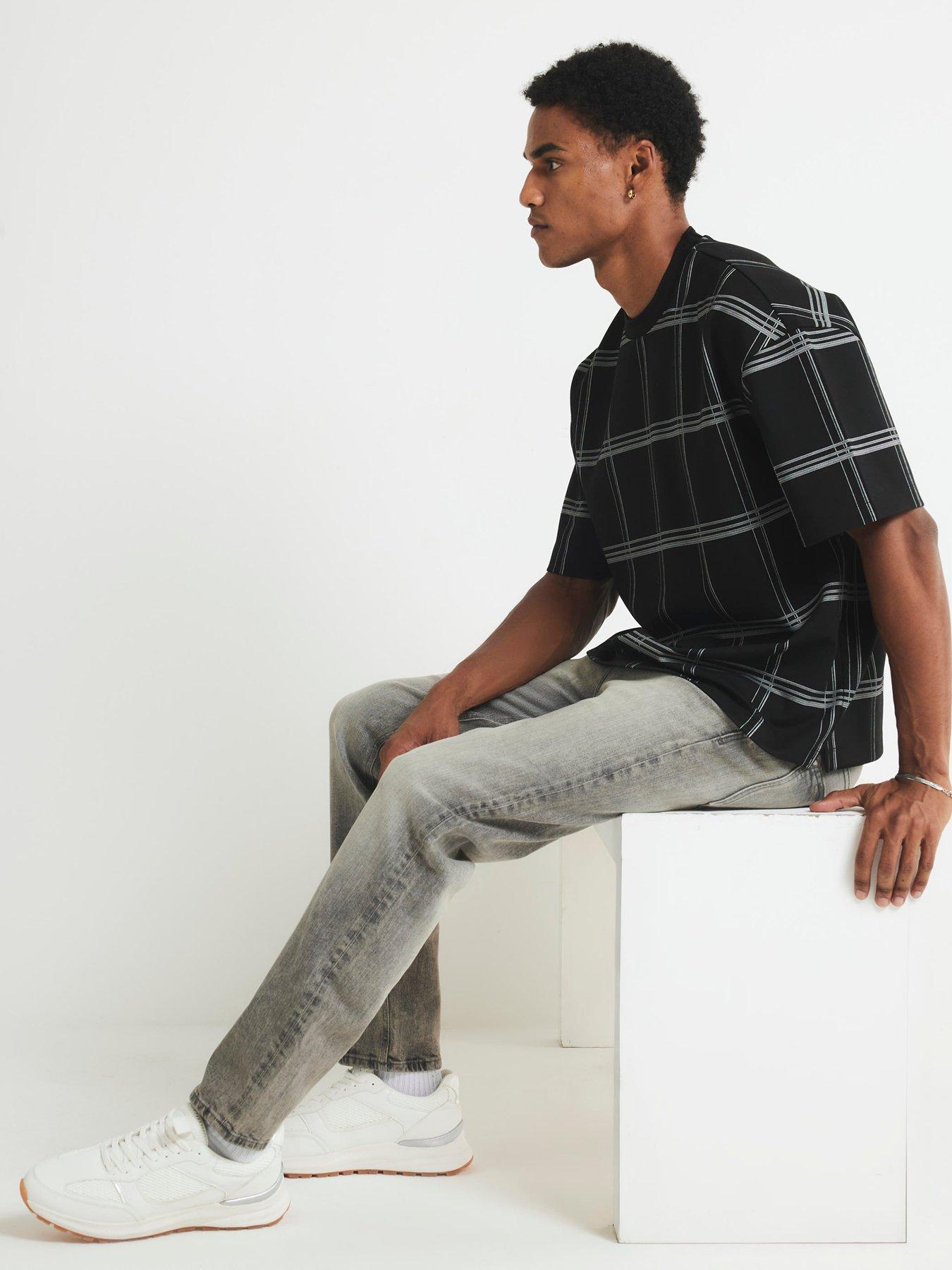 Image 3 of 4 of River Island Slim Fit Mars Jean - Grey