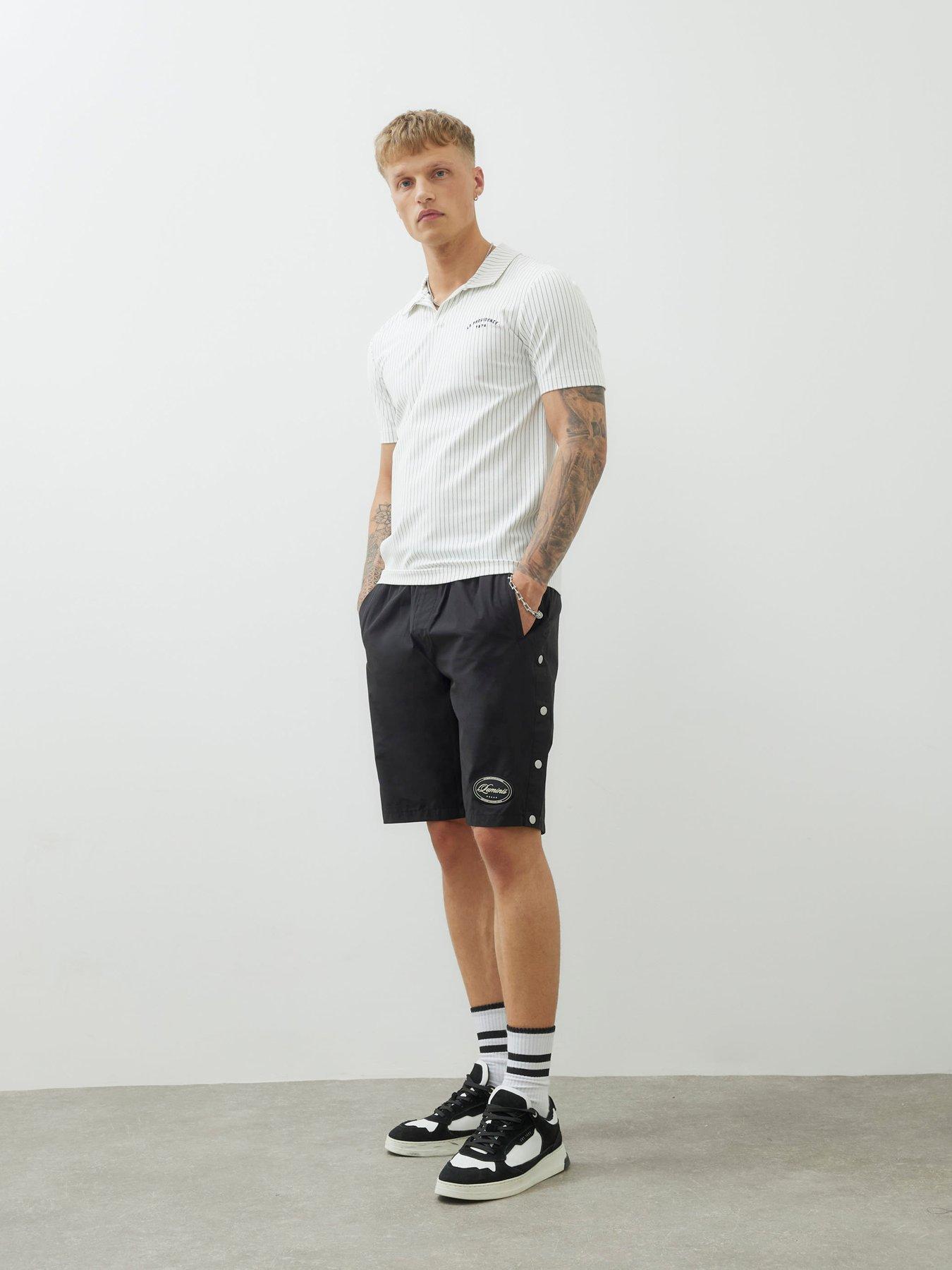 river-island-stripe-open-neck-polo-shirt-creamback