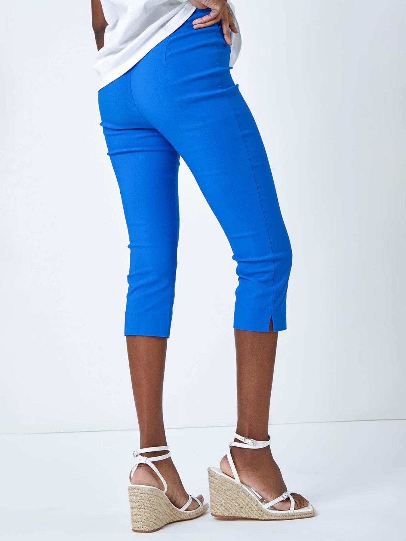 roman-cropped-stretch-trouser-bluestillFront