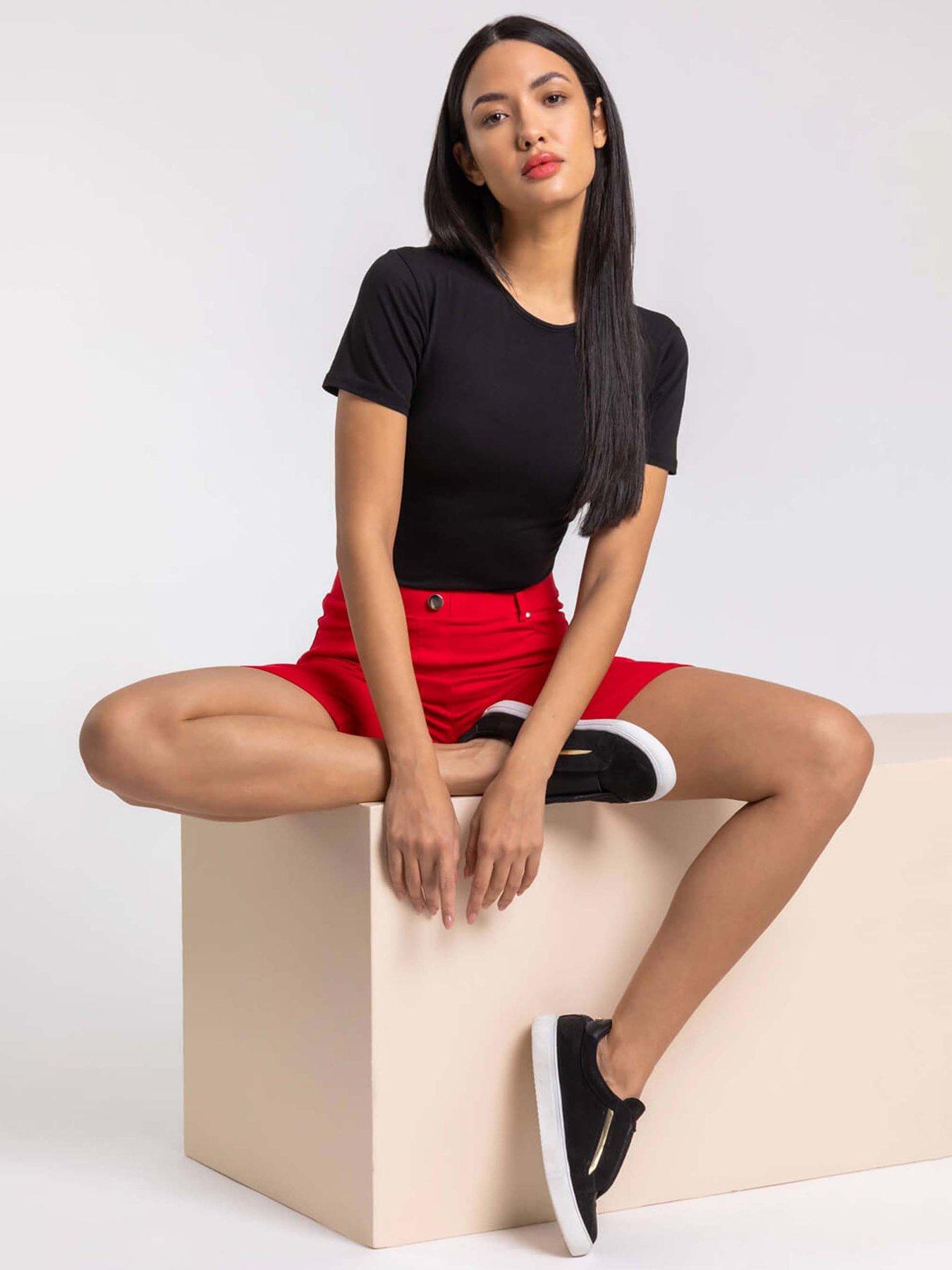 roman-turn-up-stretch-shorts-redback