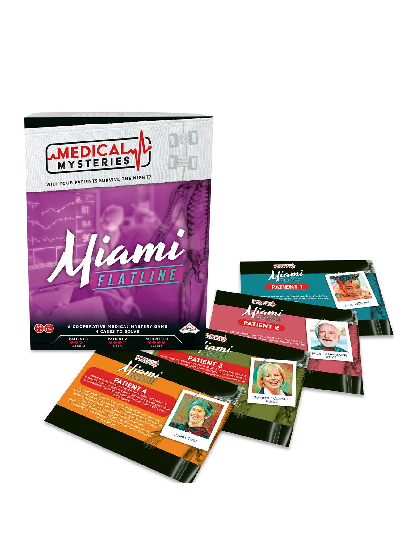 Tomy Medical Mysteries - Miami Flatline - Cooperative Investigation Game