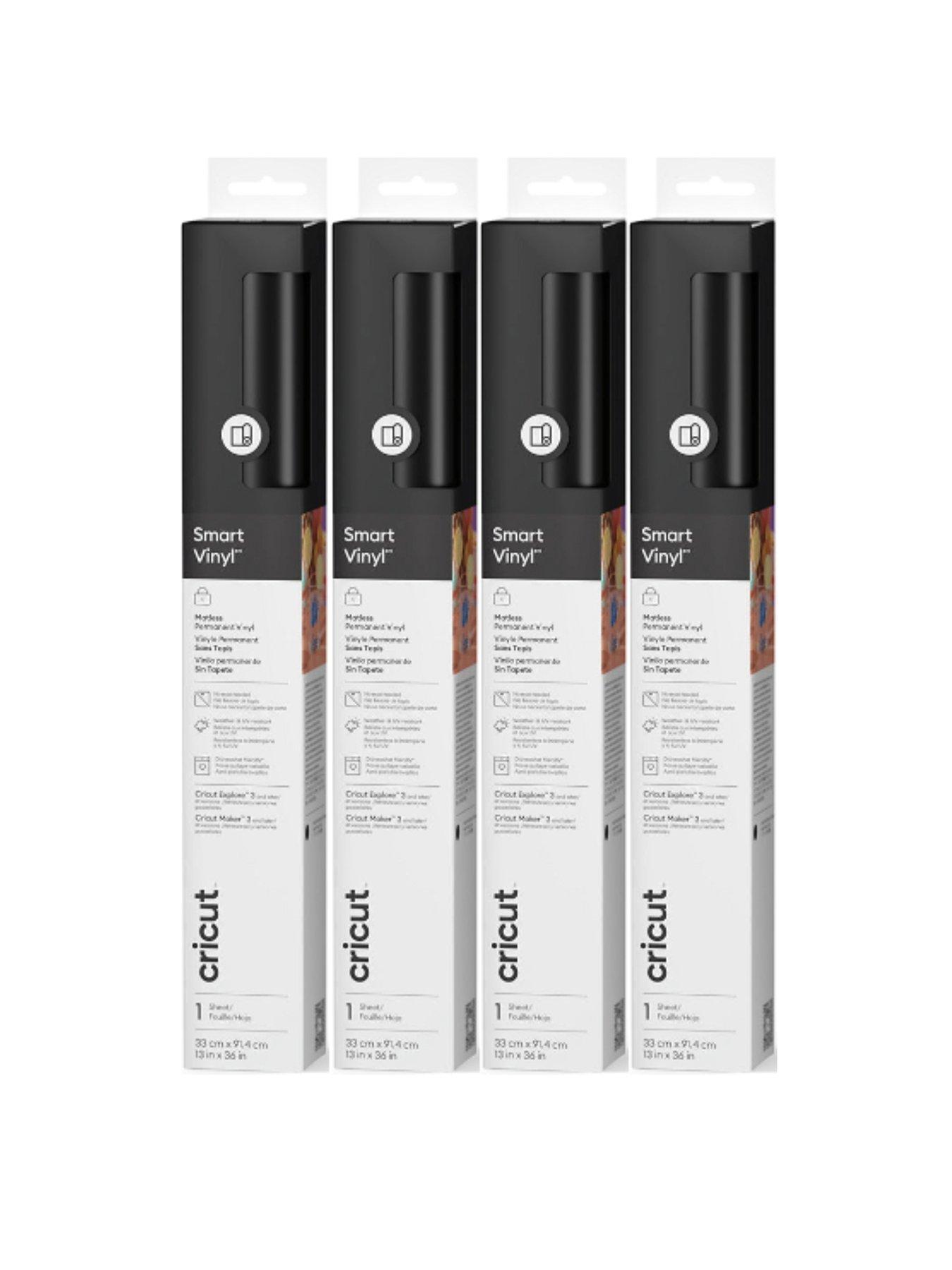 undefined Cricut Smart Vinyl Permanent (Black) 4 Pack