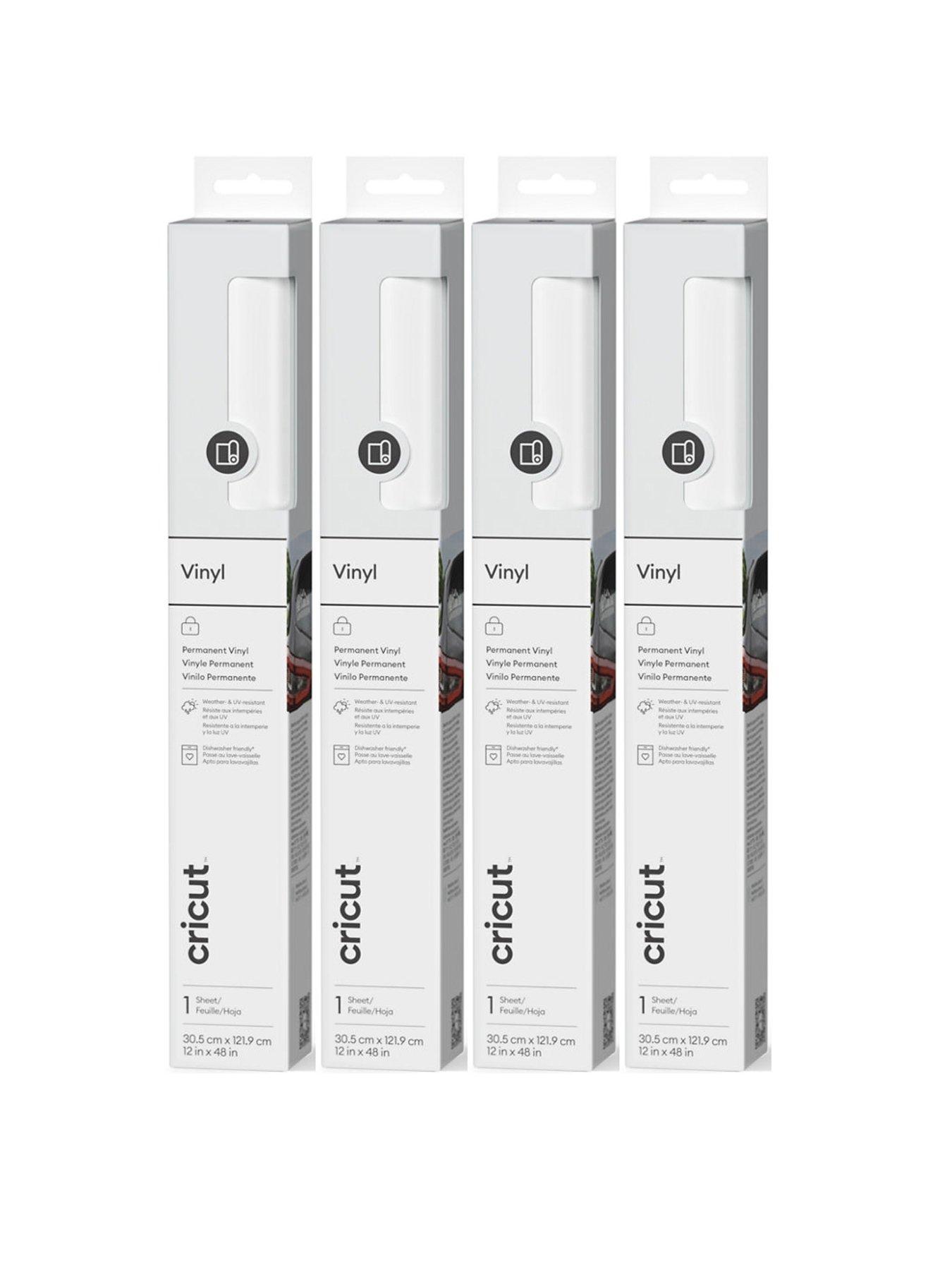 undefined Permanent Vinyl White - 4 Pack