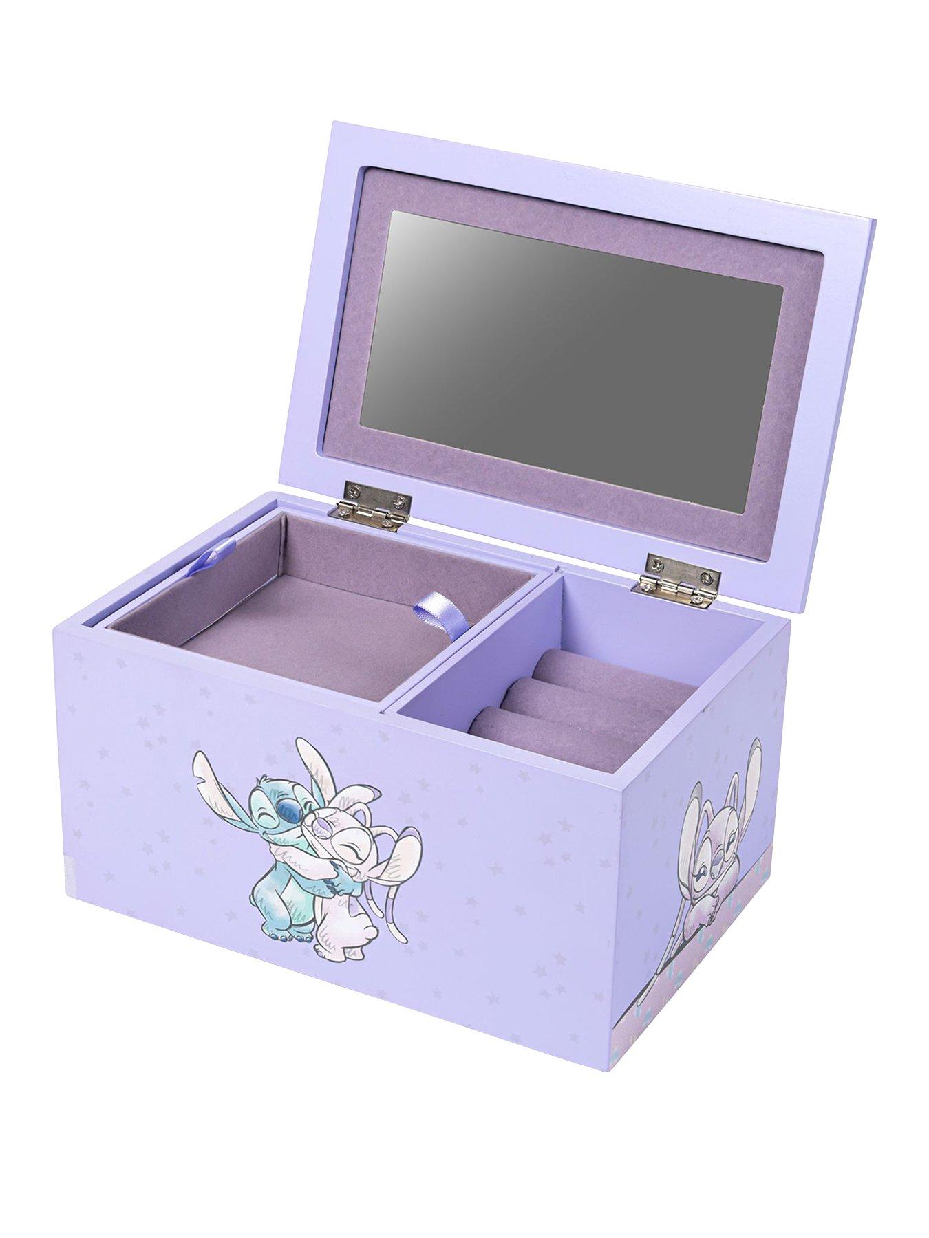 undefined Stitch and Angel Purple Jewellery Box