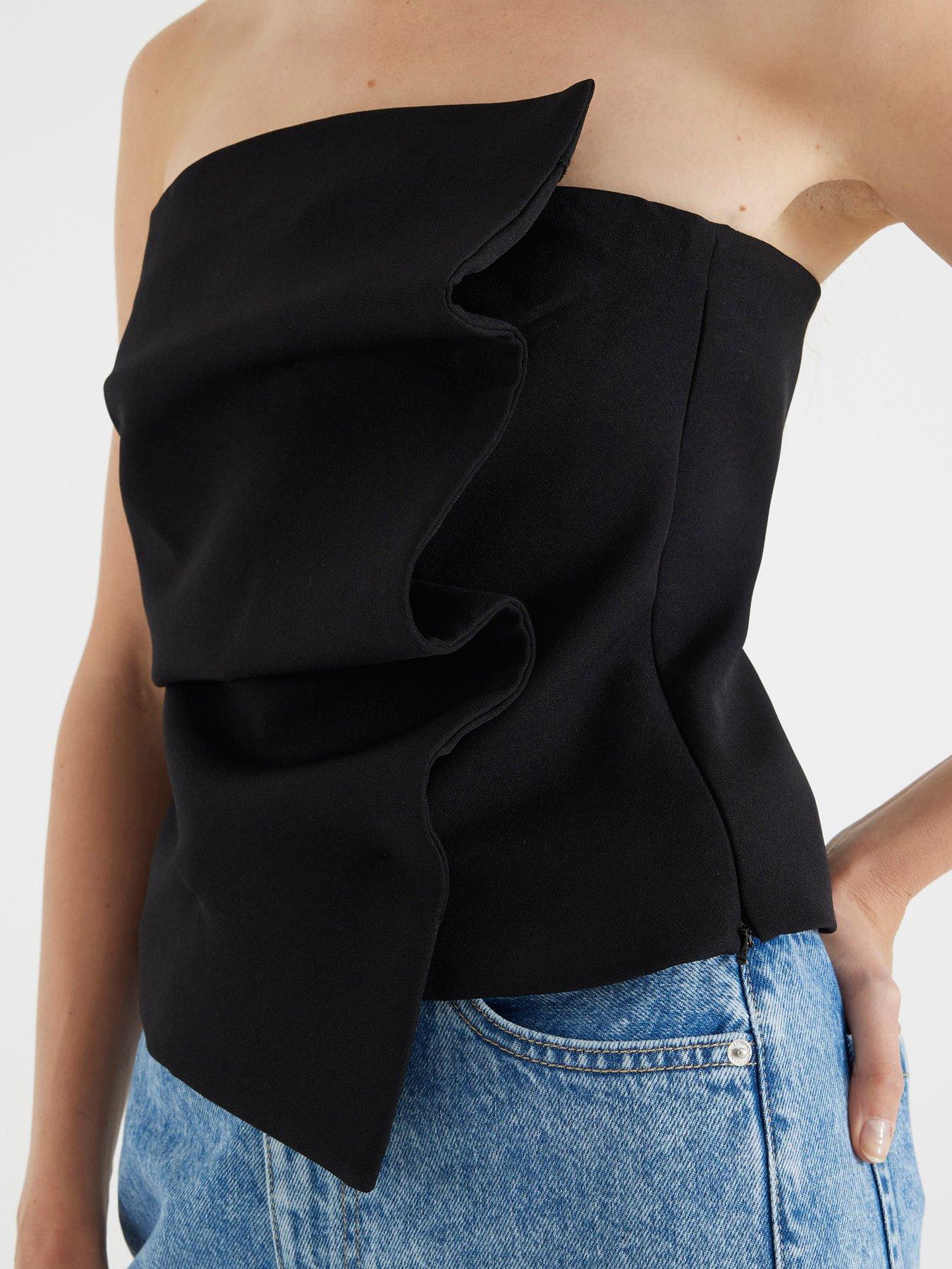 river-island-tailored-bandeau-top-blackdetail