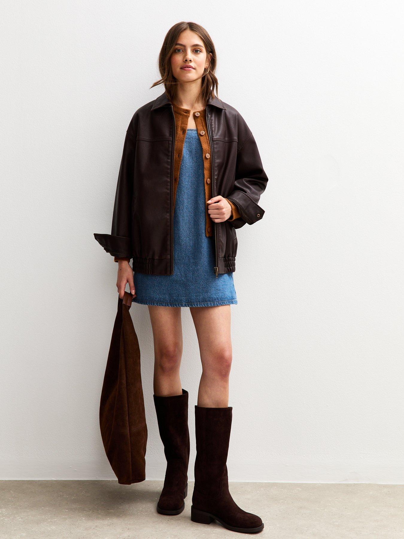 new-look-blue-a-line-denim-dressdetail
