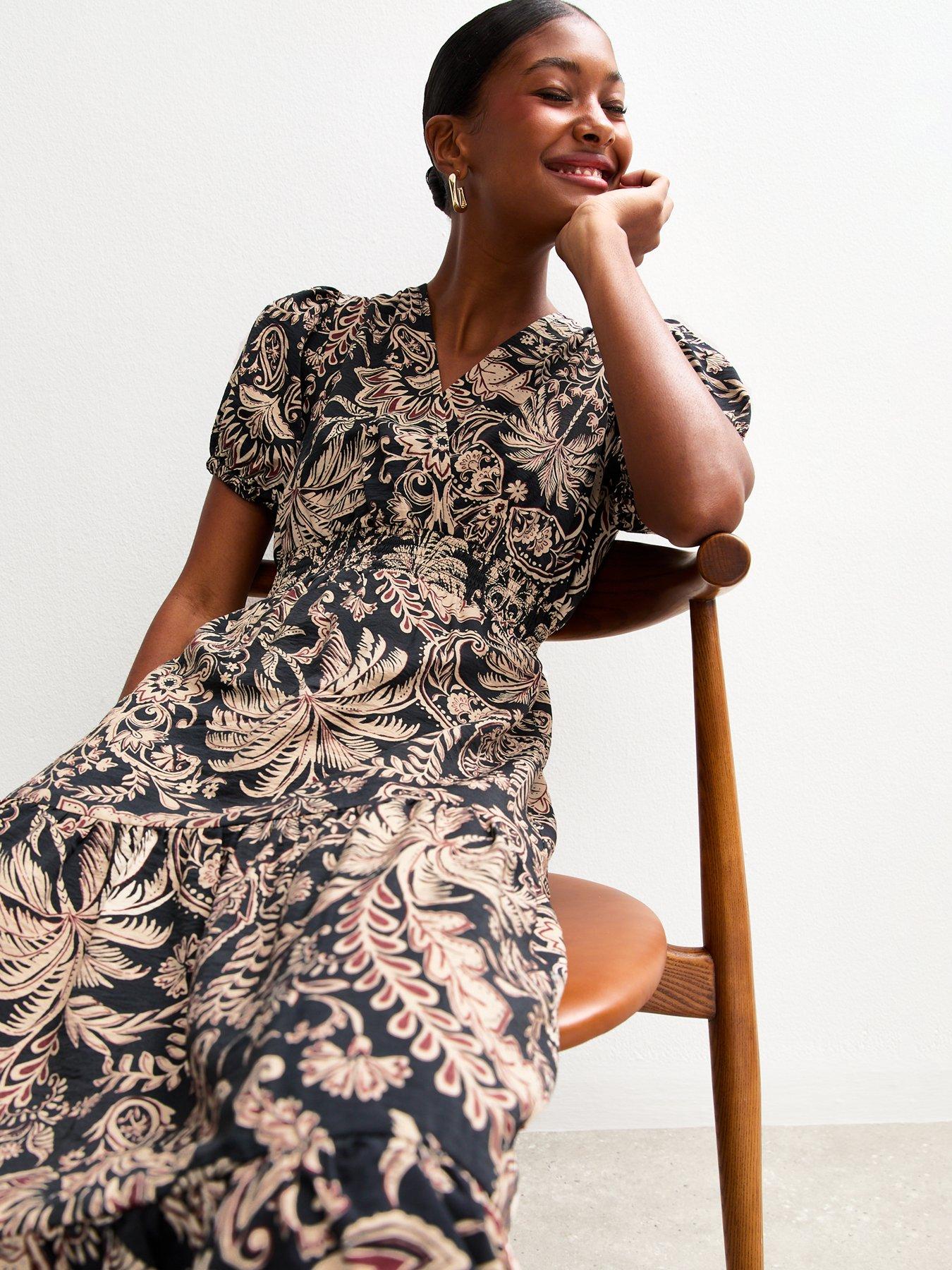 new-look-palm-tree-print-midi-dress-blackoutfit