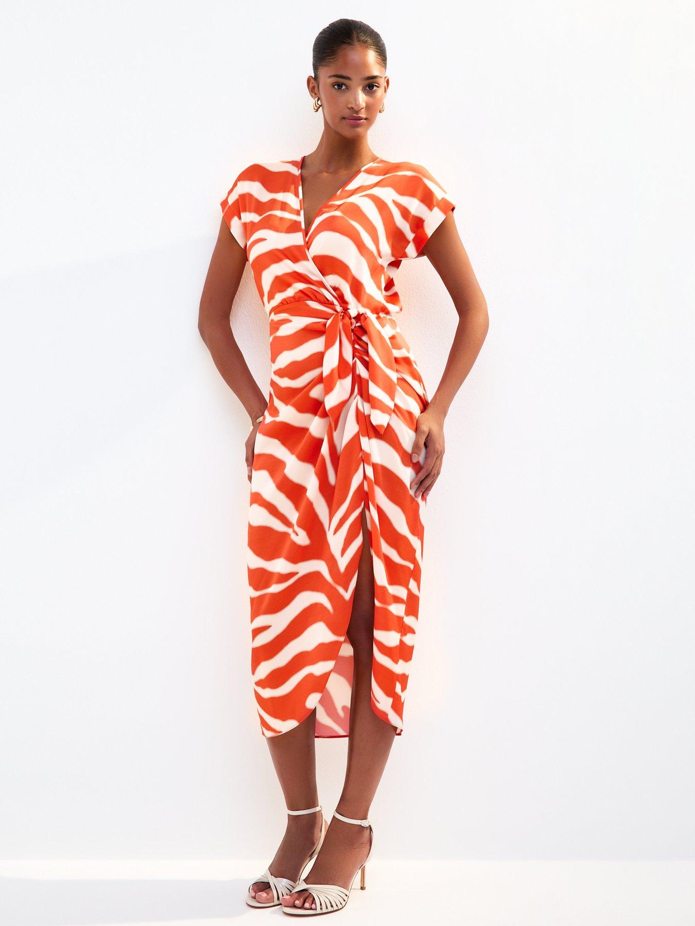 new-look-red-zebra-print-wrap-front-midi-dress-orangeback