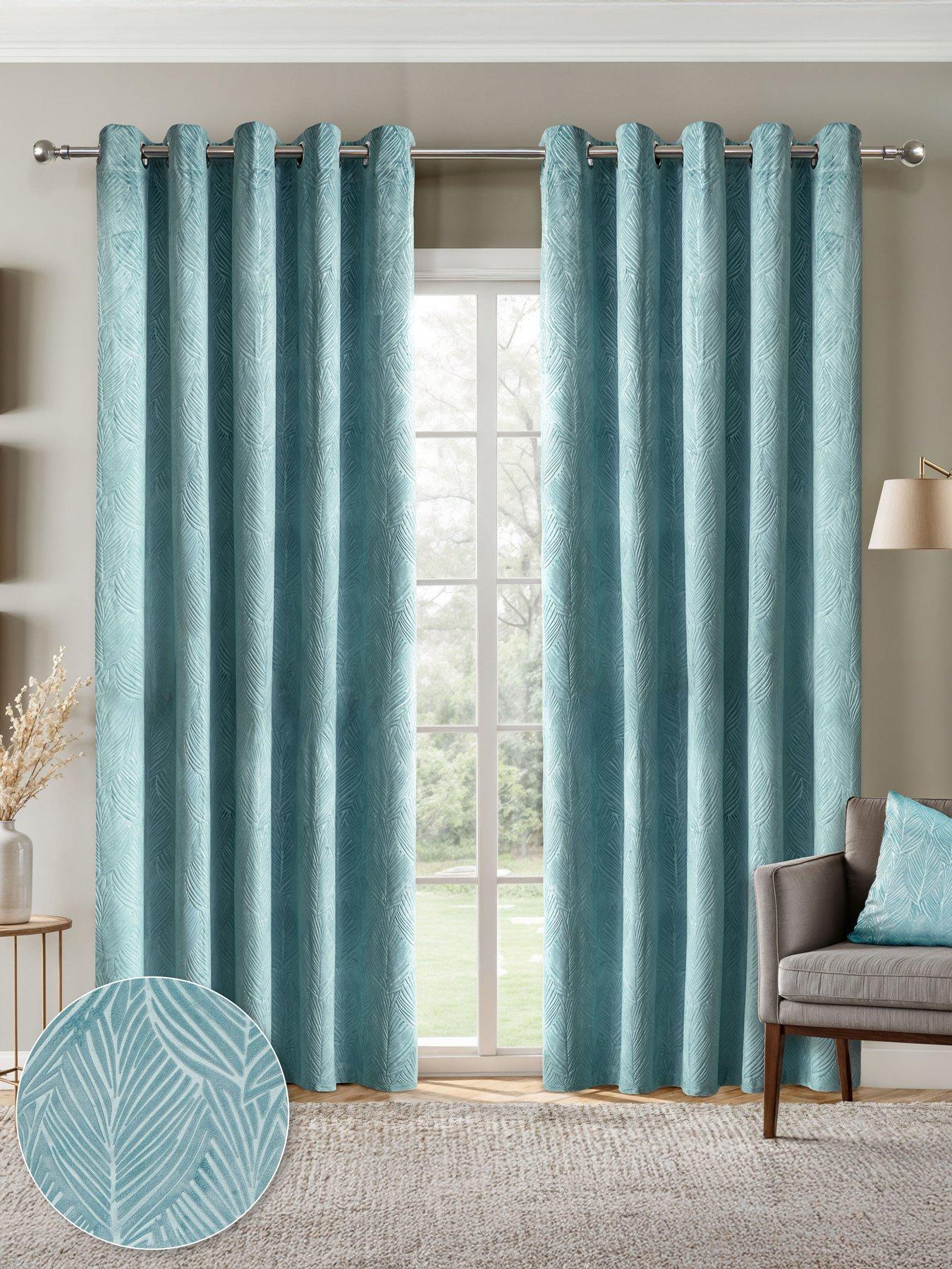 the-very-collection-leaf-velvet-eyeletsnbspblackout