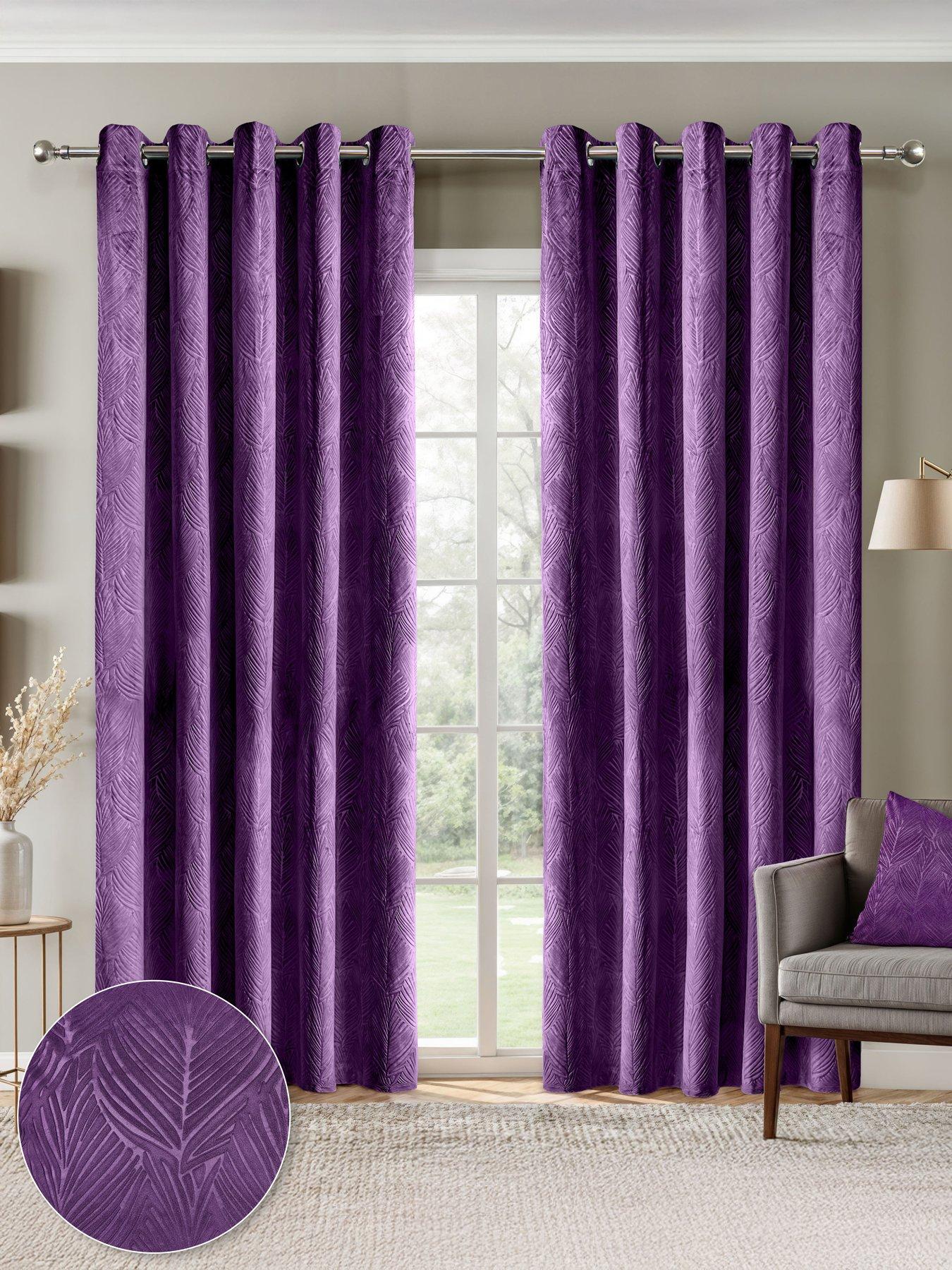 the-very-collection-leaf-velvet-eyeletsnbspblackout