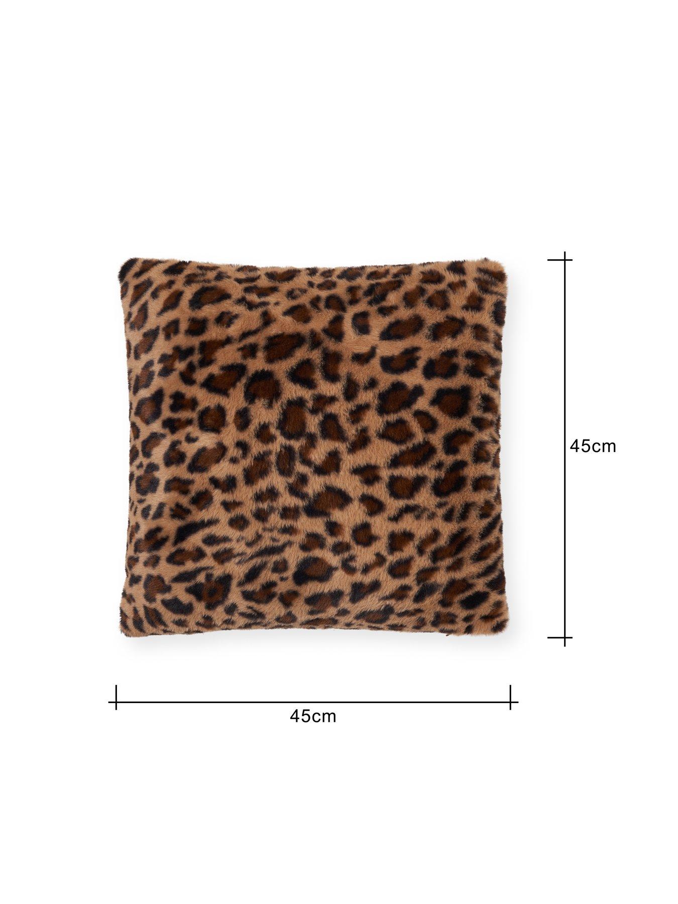 Image 5 of 5 of The Very Collection Nouveau Leopard Cushion