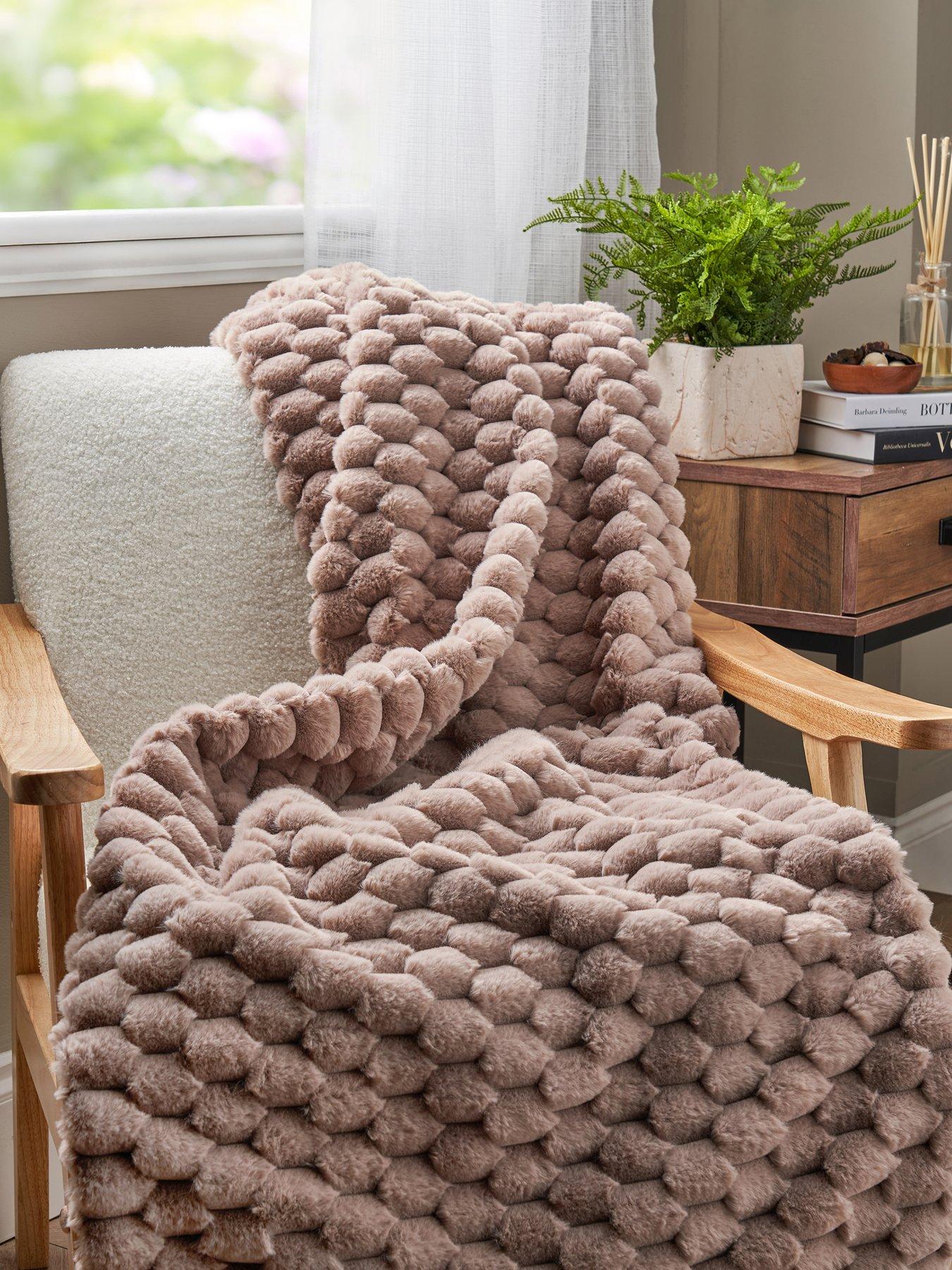 Image 1 of 5 of The Very Collection Tallada Faux Fur Throw