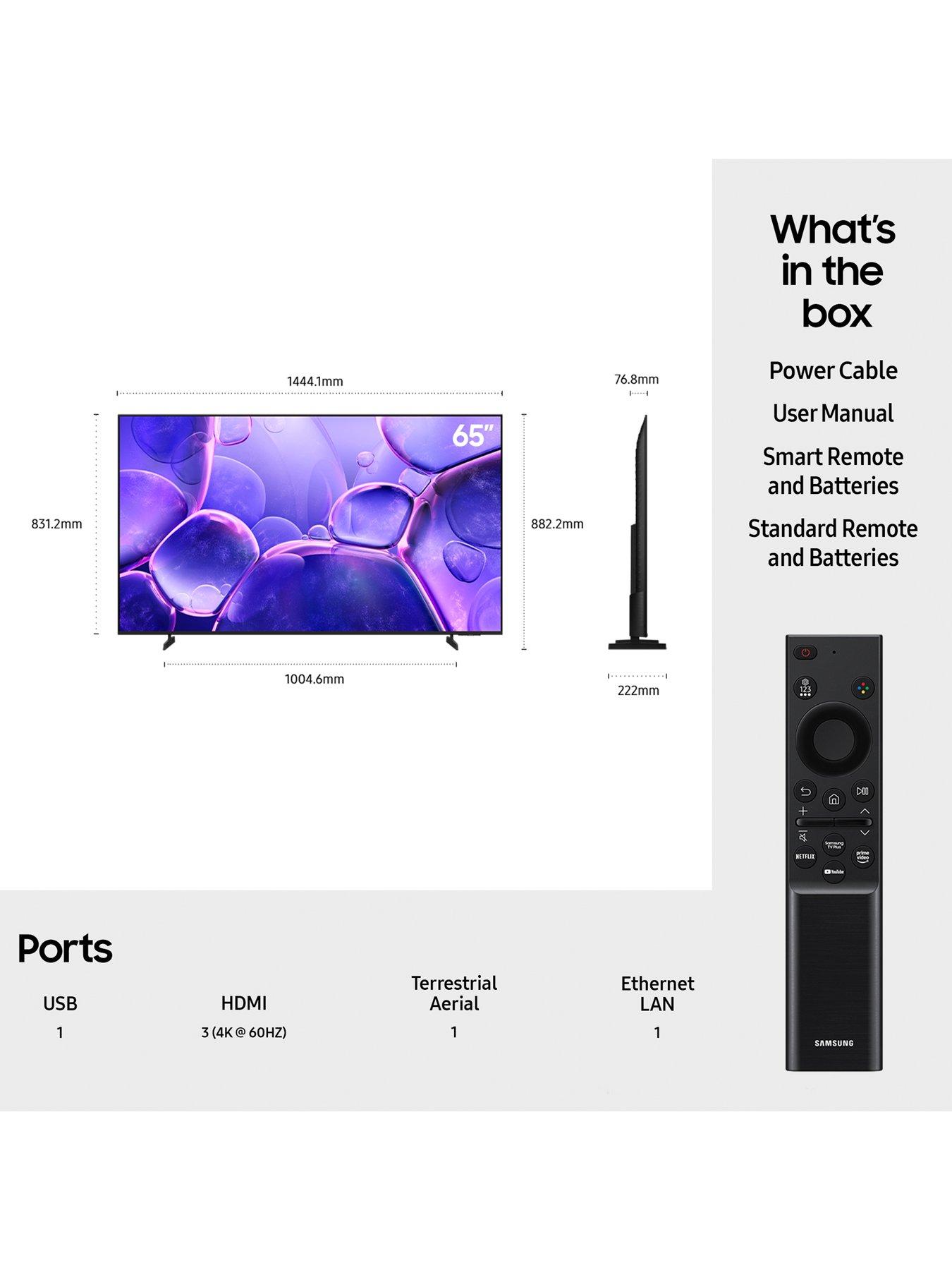 Image 7 of 8 of Samsung UE65U8000, 65 Inch Crystal UHD 4K Smart TV