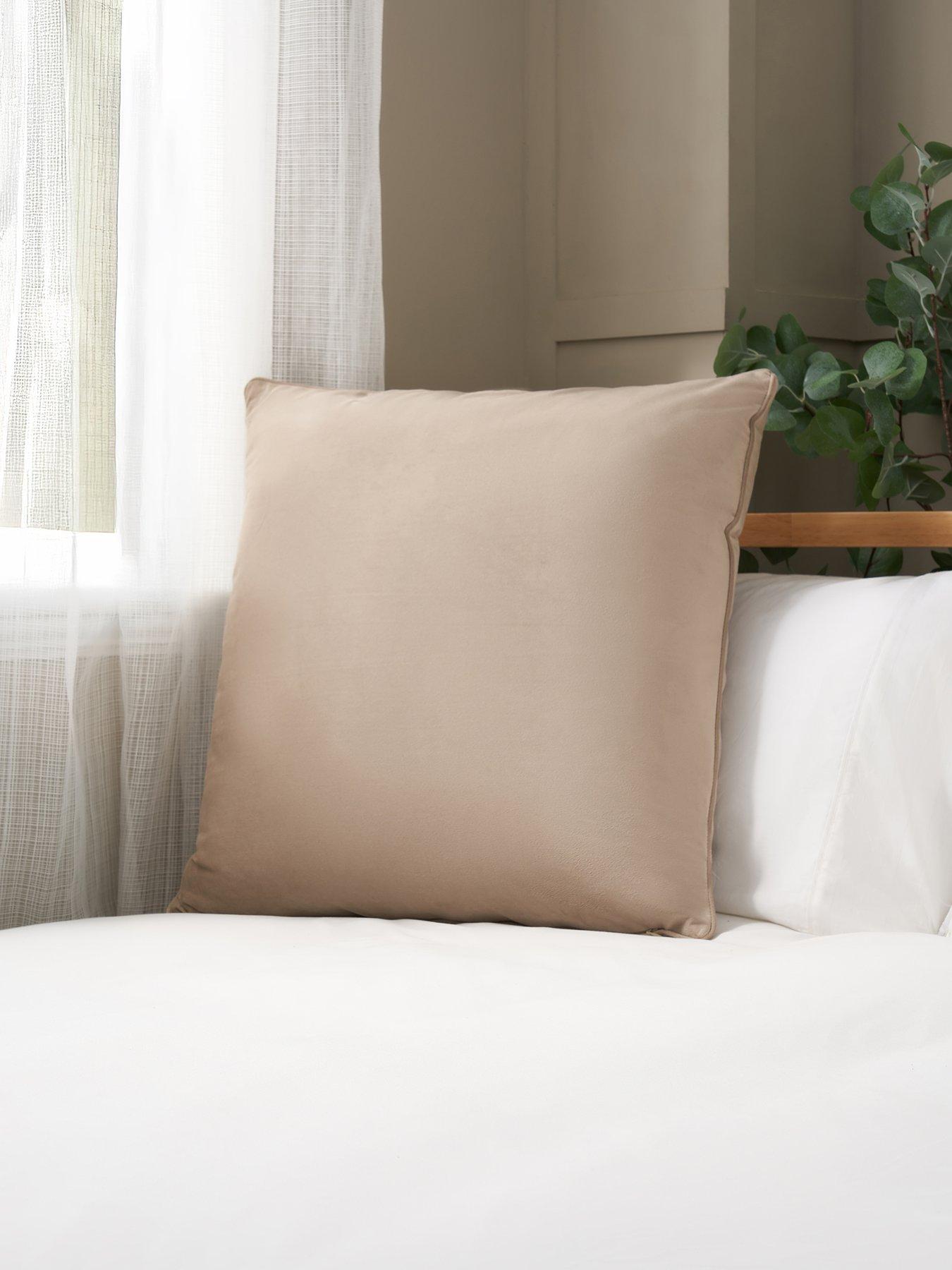 Very Home Large Piped Velour Cushion