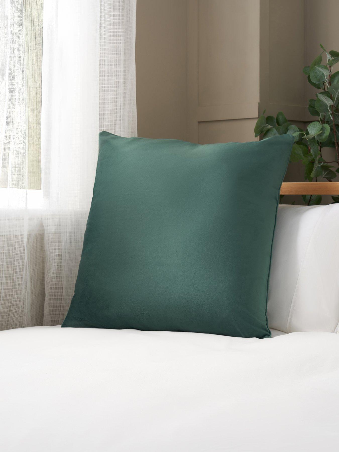 The Very Collection Large Piped Velour Cushion