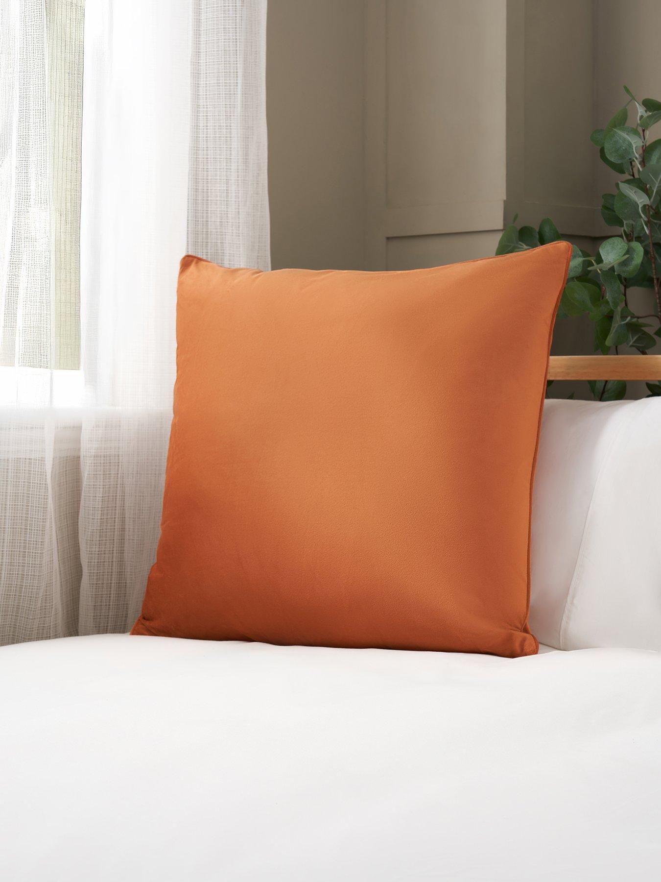 Very Home Large Piped Velour Cushion