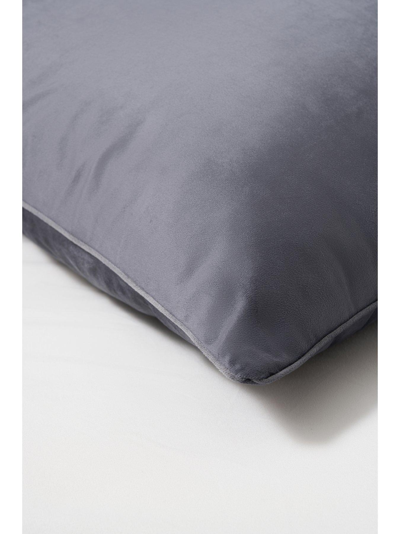 Image 3 of 6 of The Very Collection Large Piped Velour Cushion