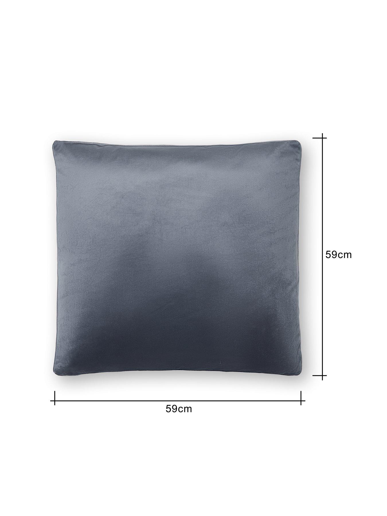 Image 4 of 6 of The Very Collection Large Piped Velour Cushion