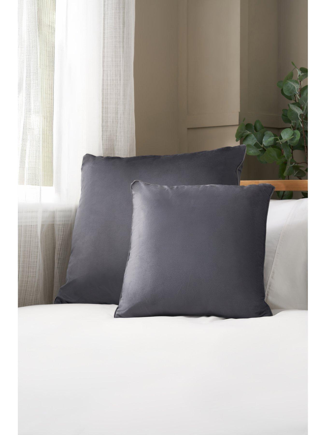 Image 5 of 6 of The Very Collection Large Piped Velour Cushion