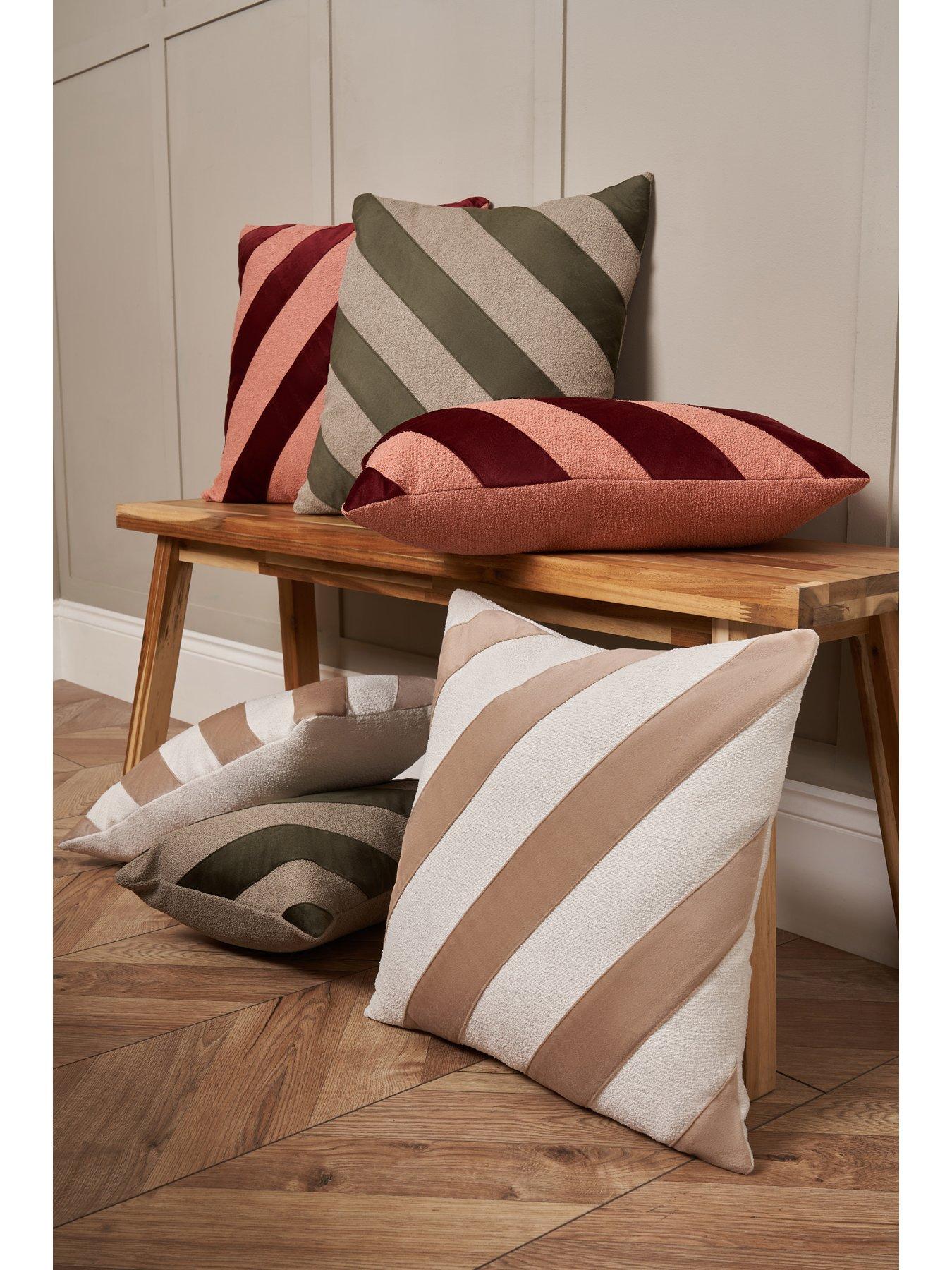 Image 4 of 7 of The Very Collection Candy Stripe Cushion