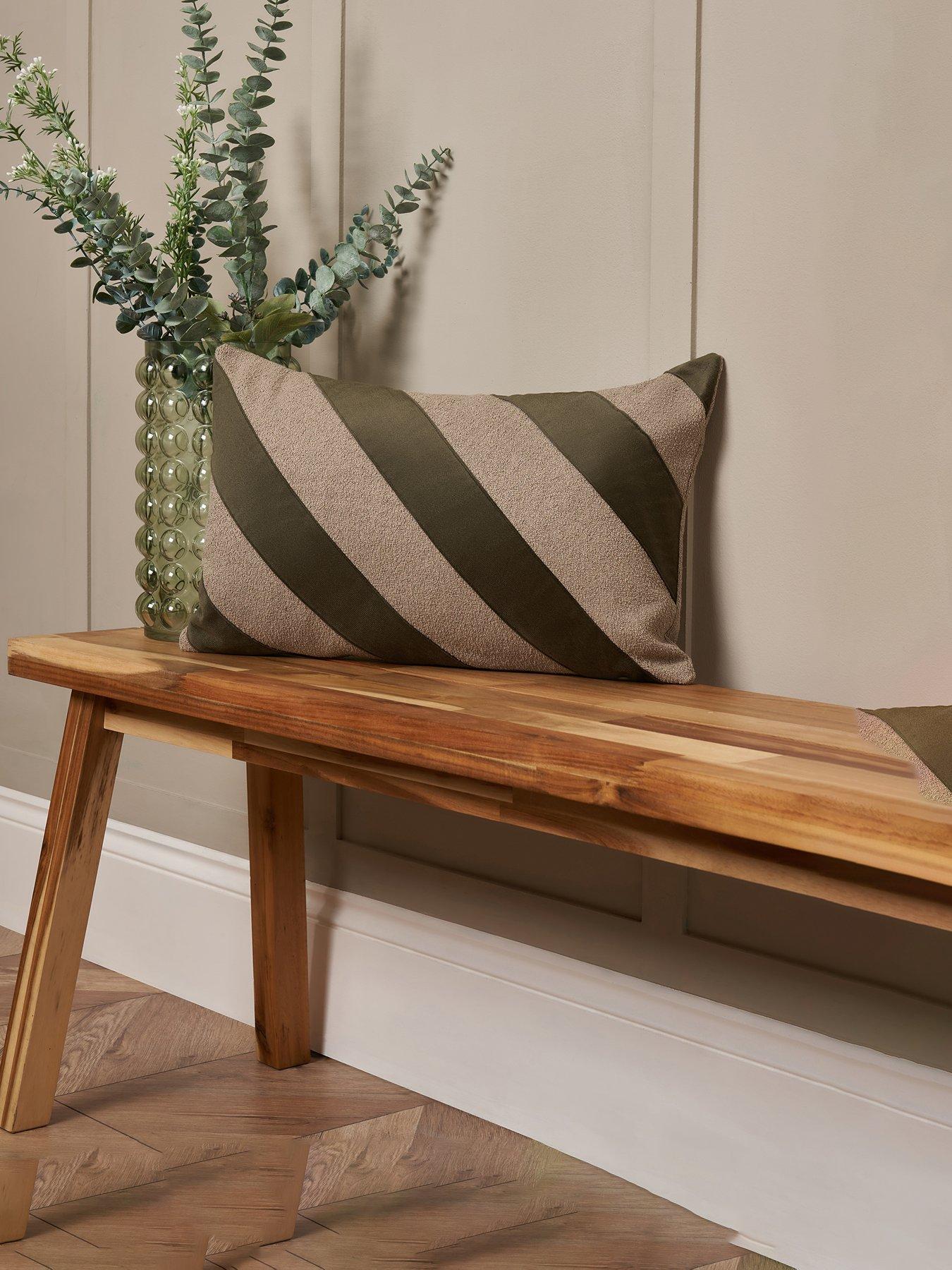 The Very Collection Candy Stripe Bolster Cushion