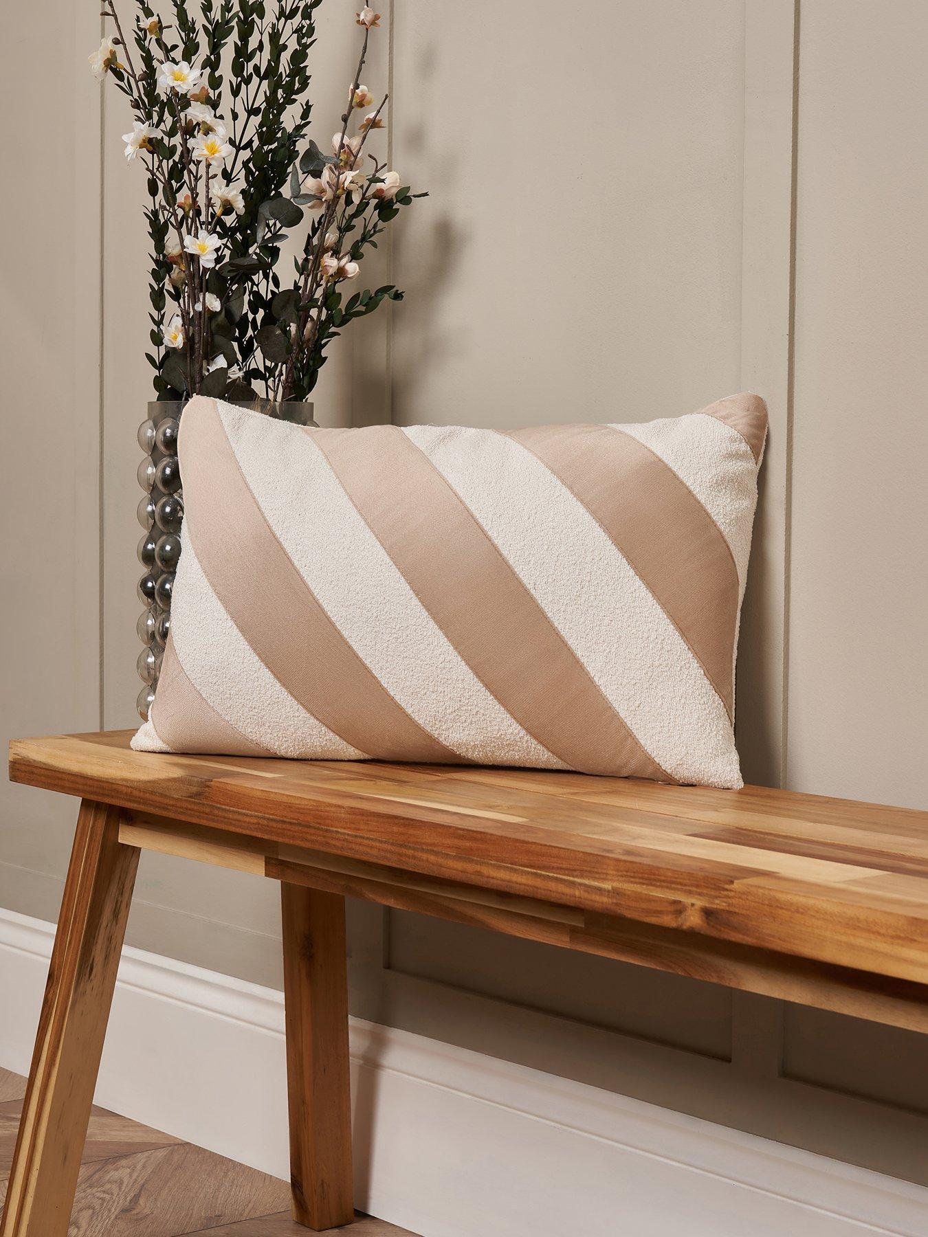 Very Home Candy Stripe Bolster Cushion