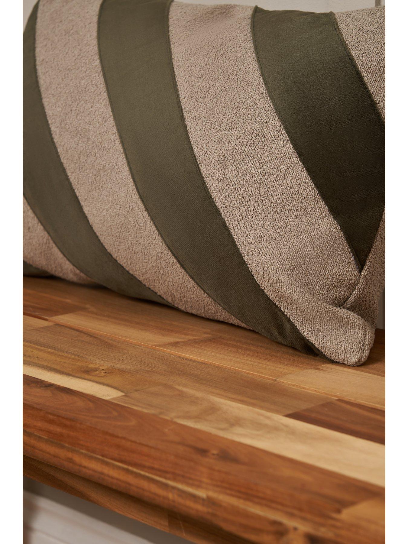 Image 3 of 7 of The Very Collection Candy Stripe Bolster Cushion