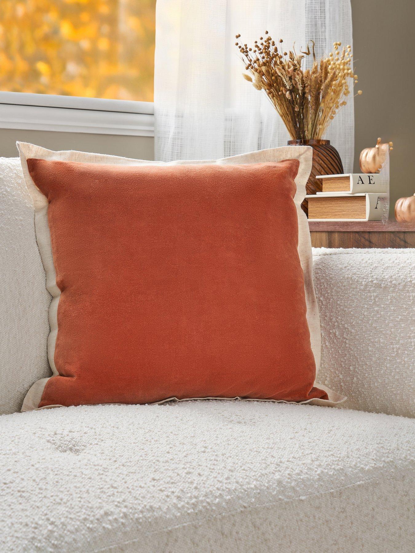 Image 1 of 5 of The Very Collection Velvet Frame Cushion