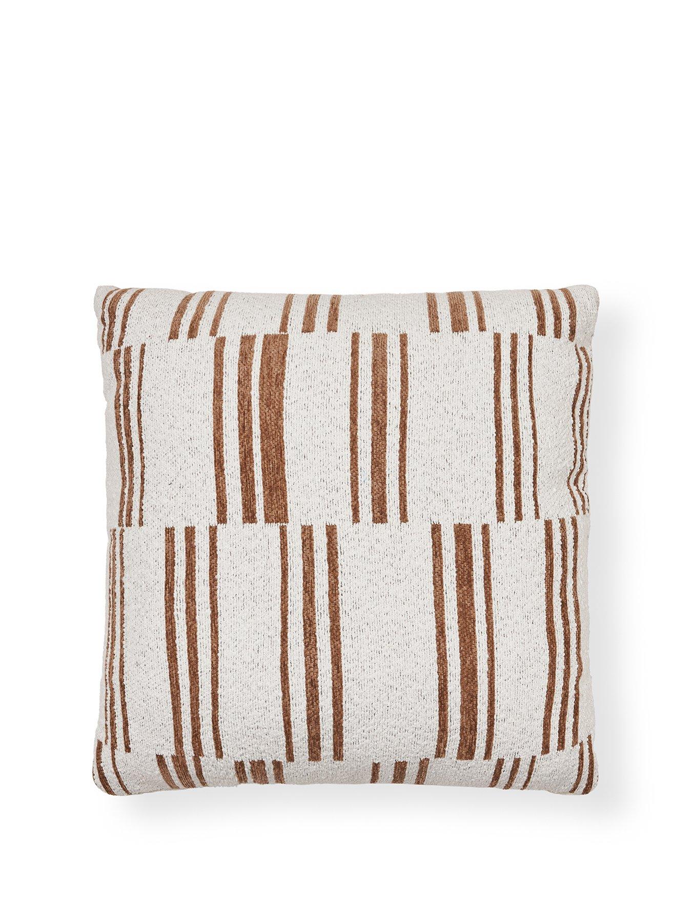 Image 2 of 5 of The Very Collection Chenille Blocks Cushion