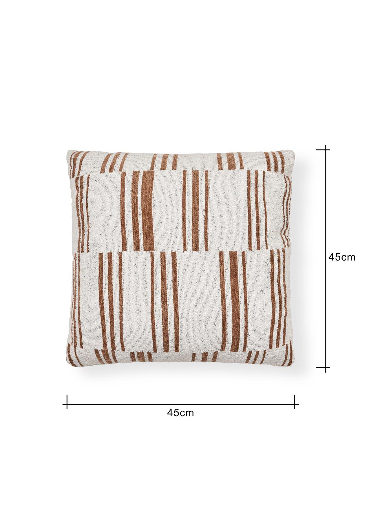 Image 5 of 5 of The Very Collection Chenille Blocks Cushion