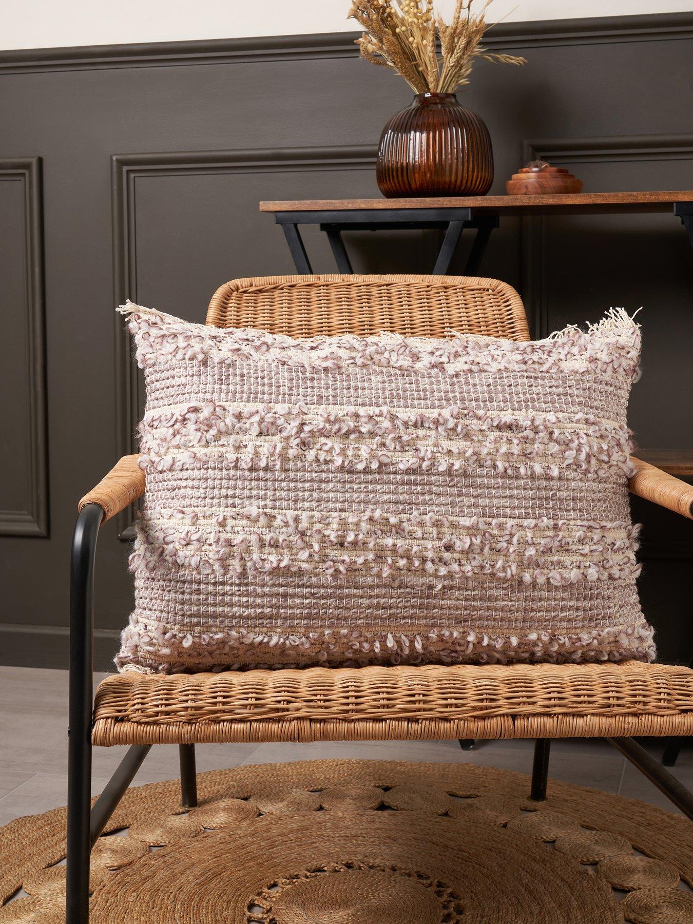 Image 1 of 5 of The Very Collection Maya Textured Stripe Cushion