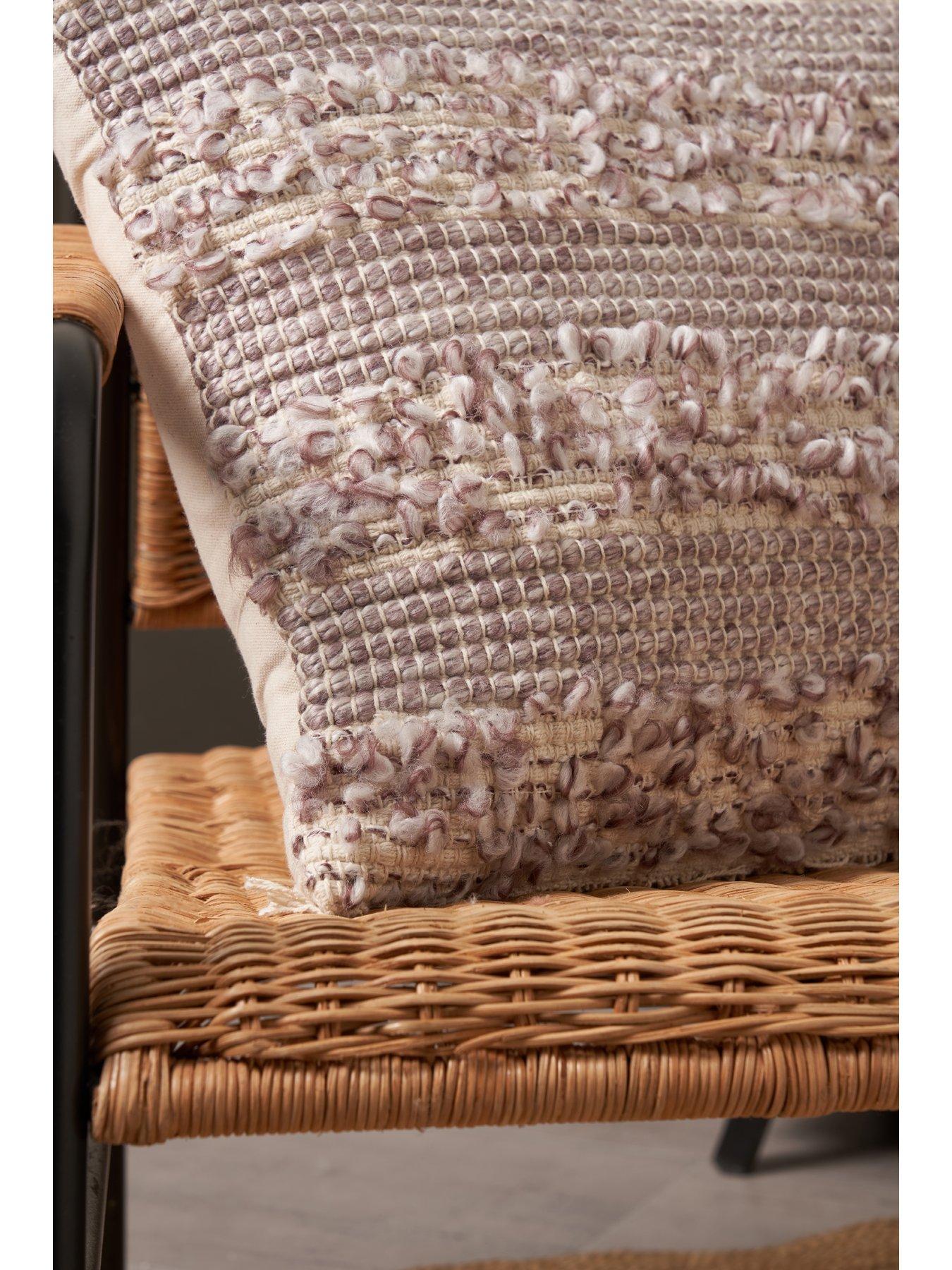 Image 4 of 5 of The Very Collection Maya Textured Stripe Cushion