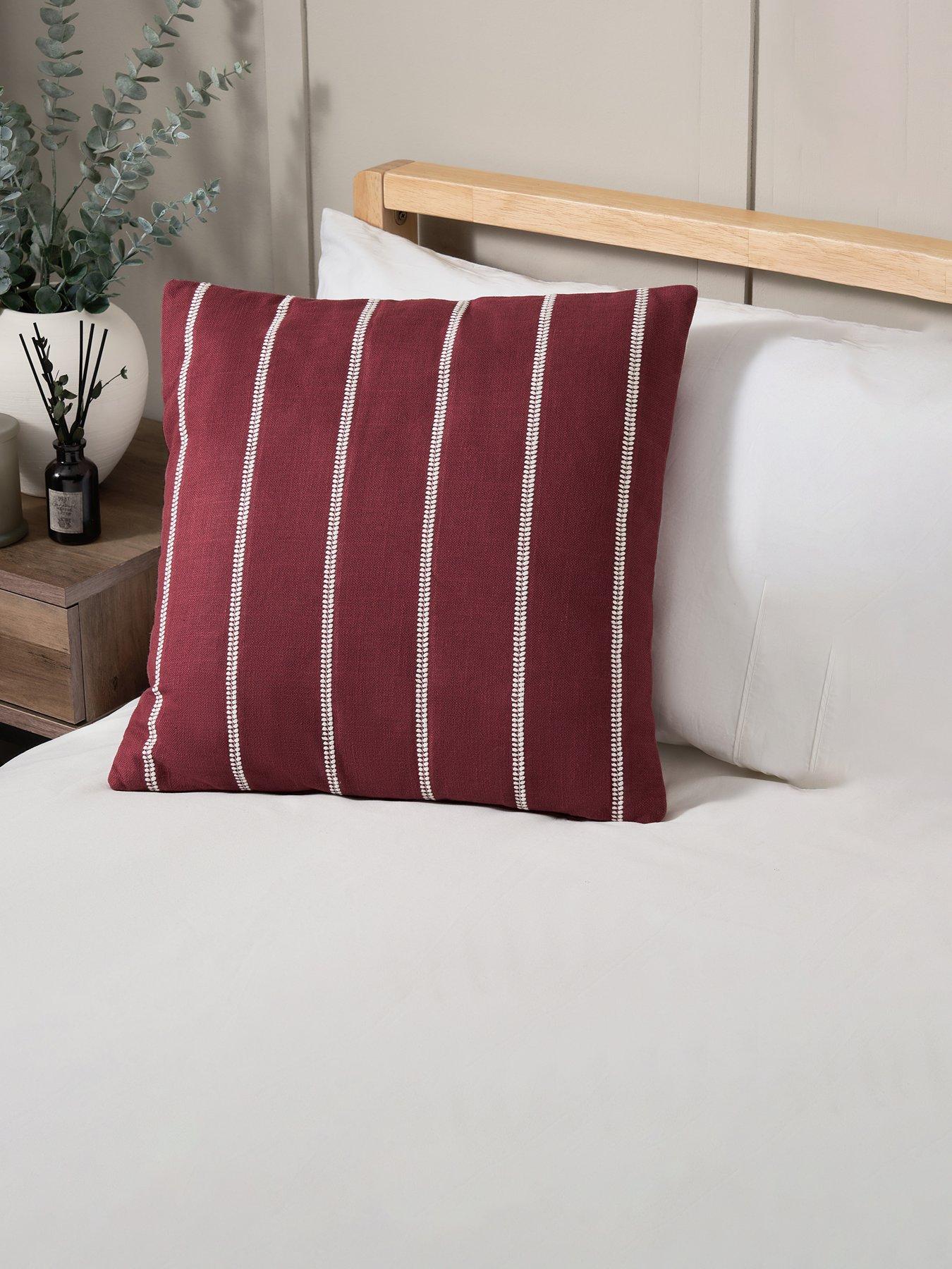 Image 1 of 6 of The Very Collection Cottage Stripe Cushion